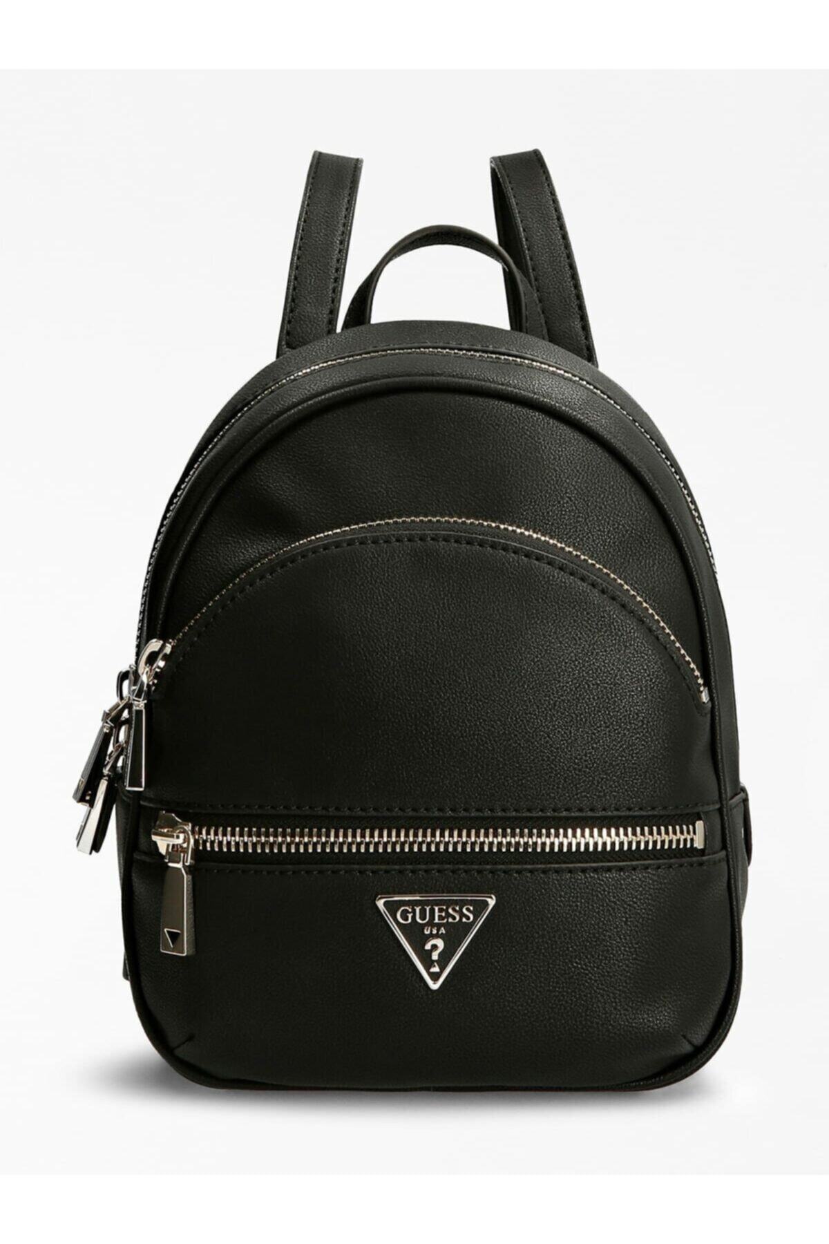 Guess Manhattan Siyah Kadın Sırt Çantası