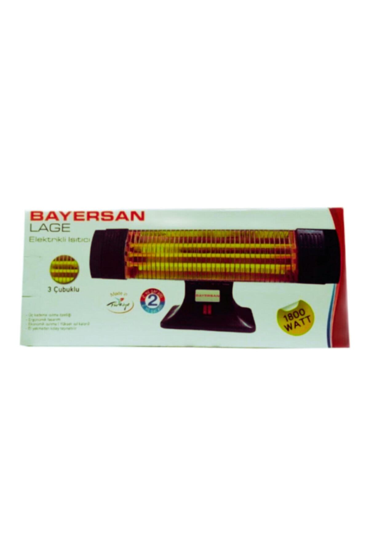 BAYERSAN Lage Üç Kademe Isıtma Özellikli Elektrikli Isıtıcı Quartz Soba