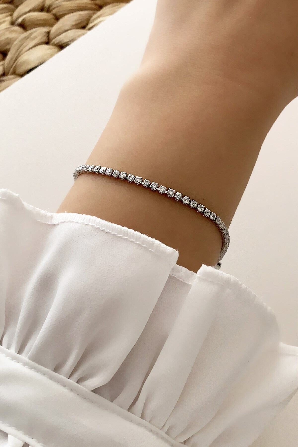 Çlk Accessories Ince Su Yolu Bileklik Trbilek7704 B34503