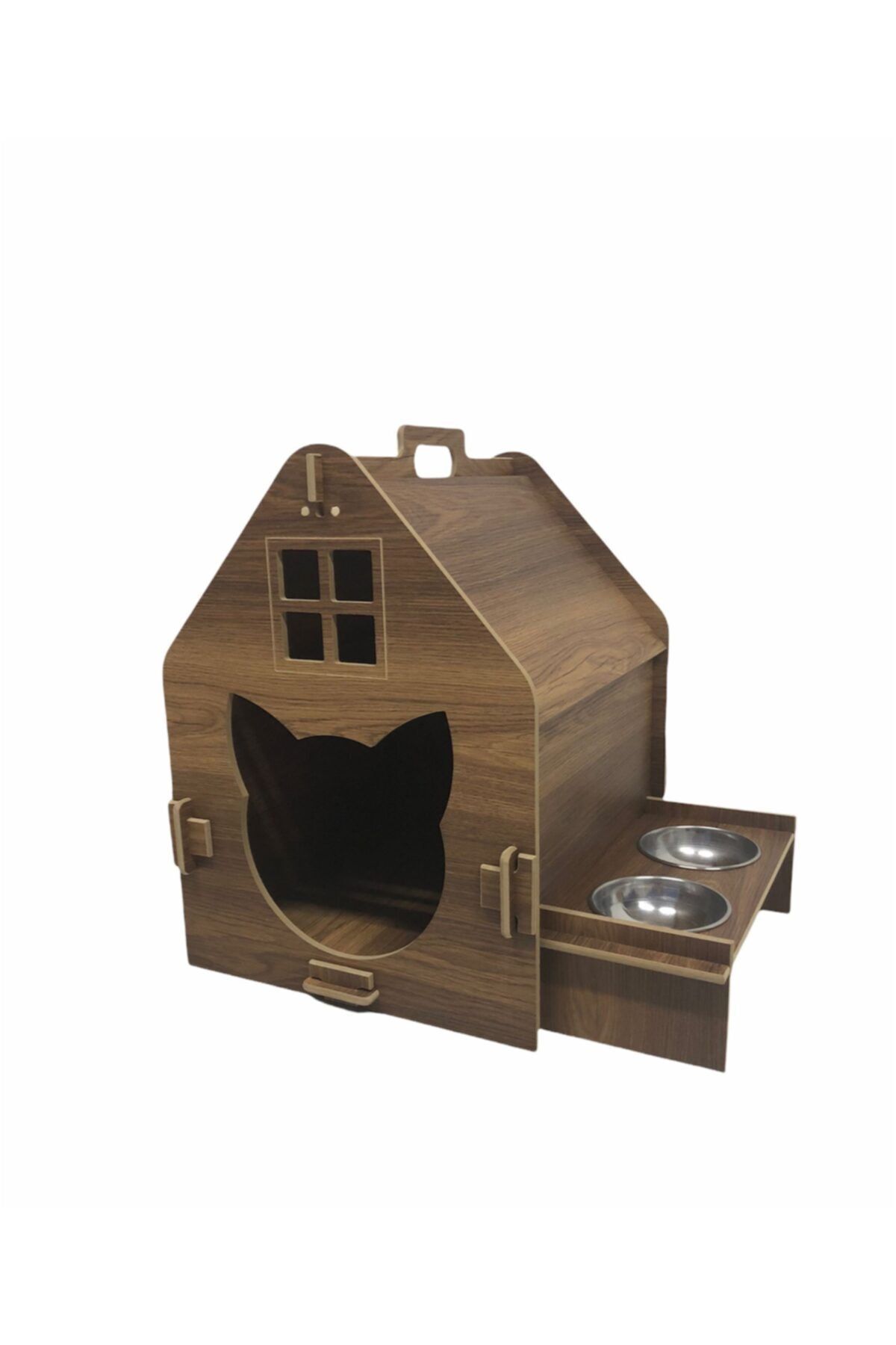 ormancım Hut Kedi Evi Ve Mama Kabı