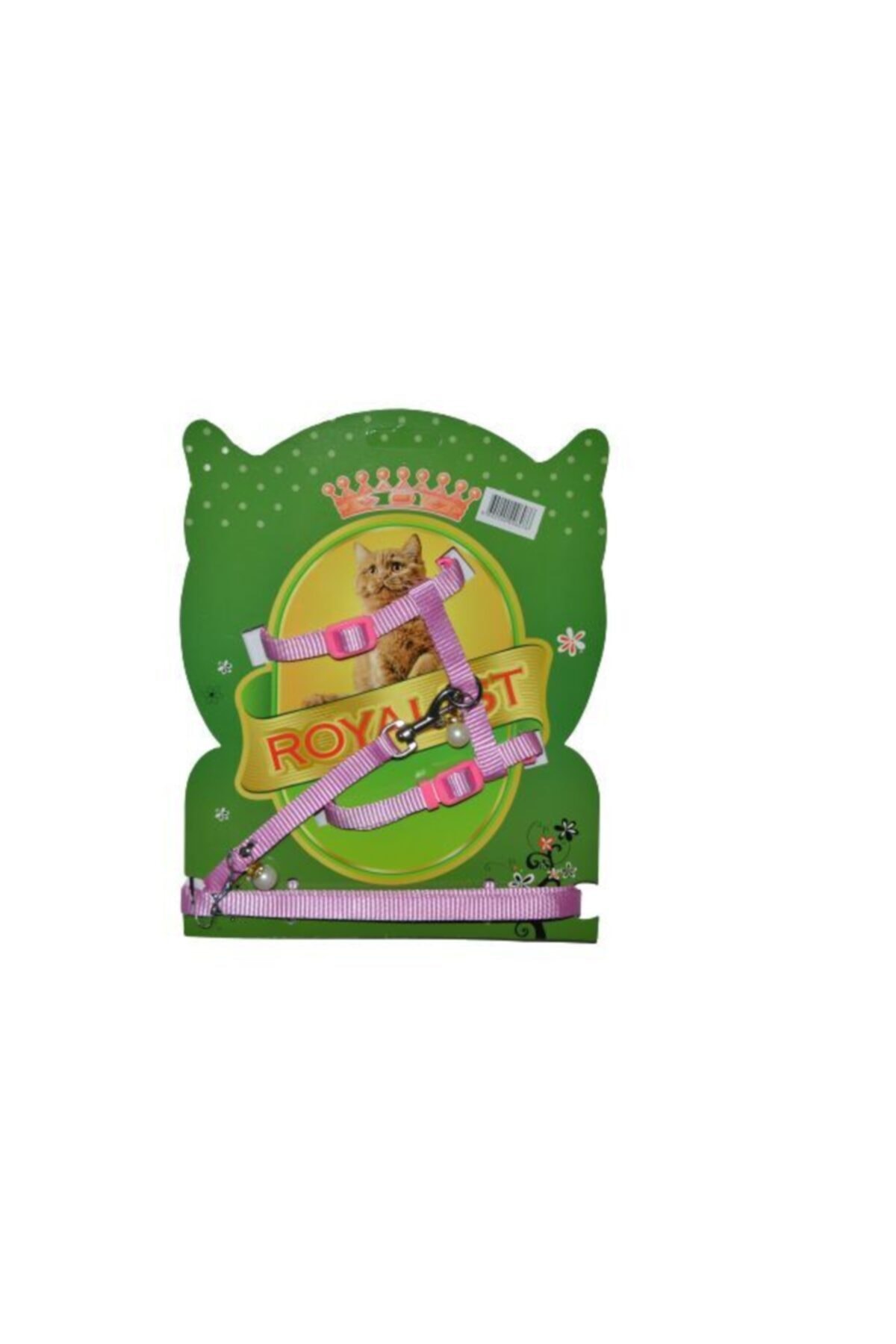 Hachiko Pet Kedi Göğüs Tasması Uzatmalı Pembe Renk