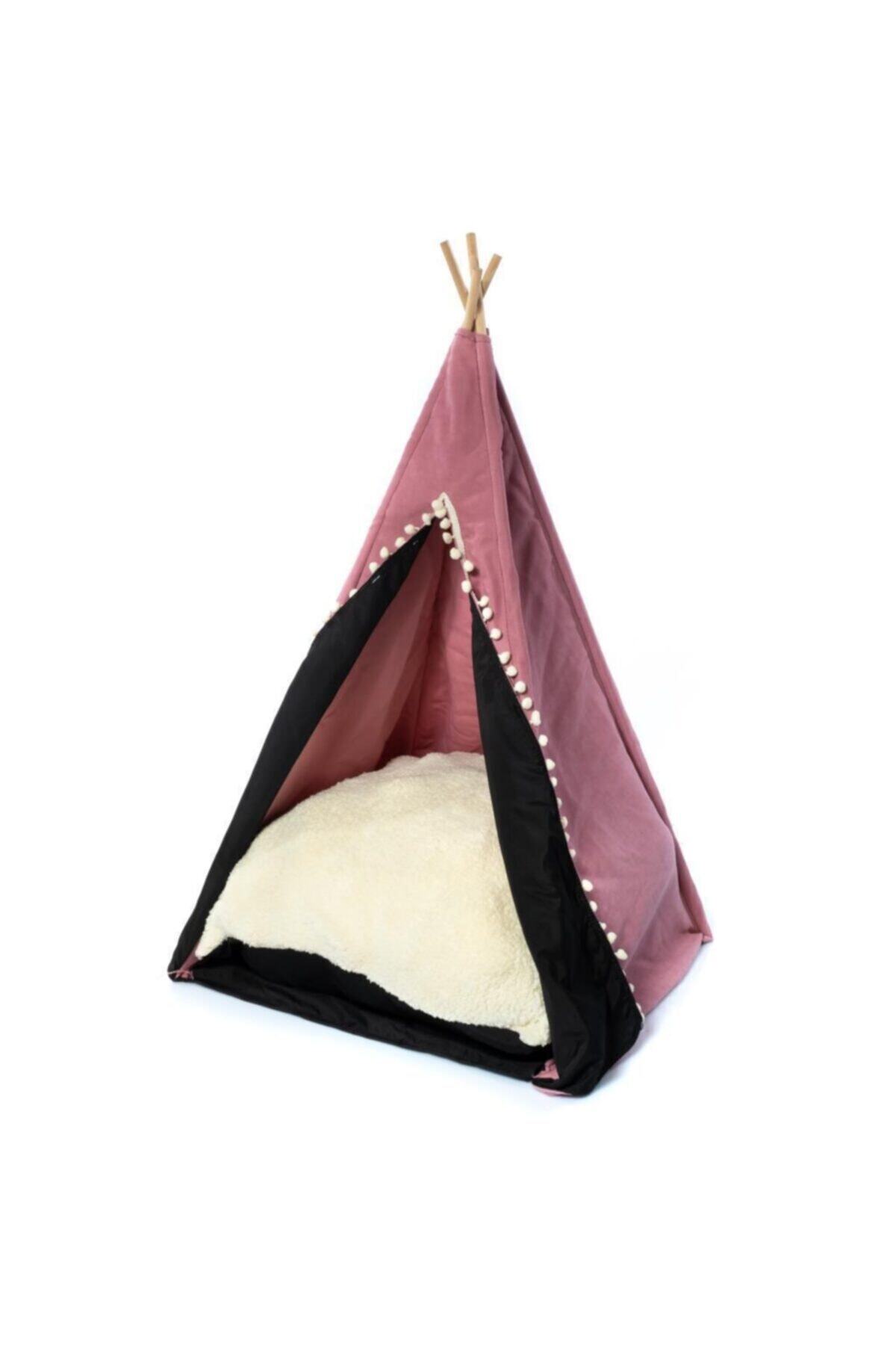 Babywind Kedi Ve Köpek Çadırı Minderli Pembe 100*55cm