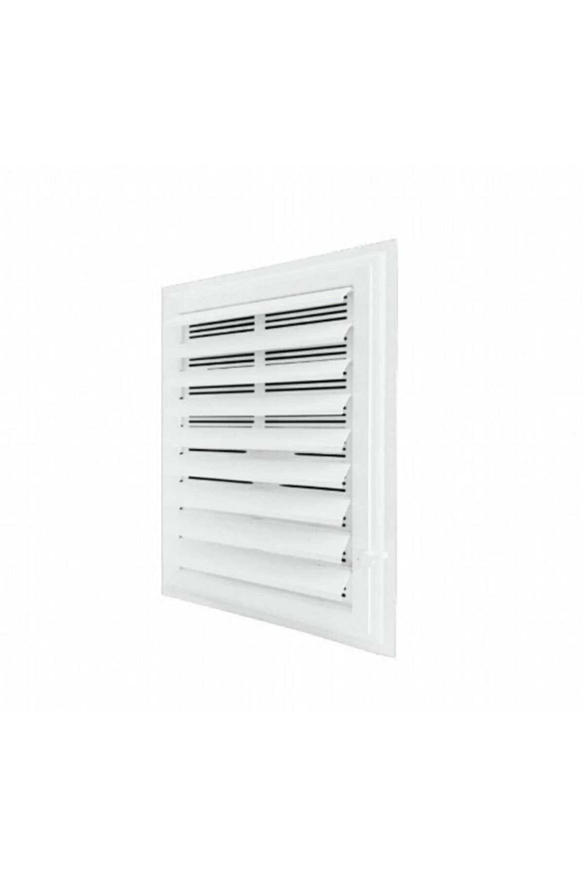 HİBAKS ALÜMİNYUM Bautech Plastik Menfez 35x35 Cm Banyo / Wc Havalandırma Menfezi Panjur