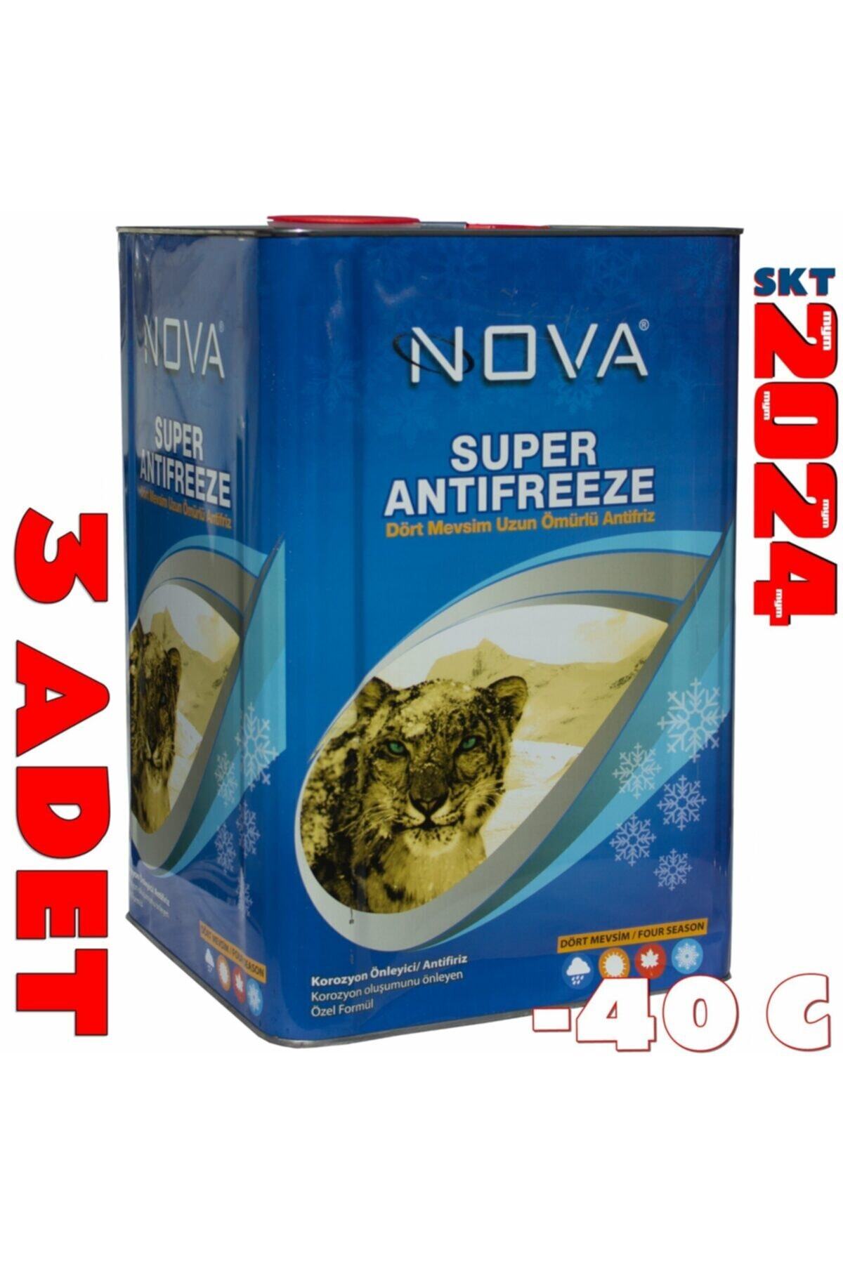 Nova -40 Derece Yeşil Antifriz 16 Kg Teneke (3 Adet)