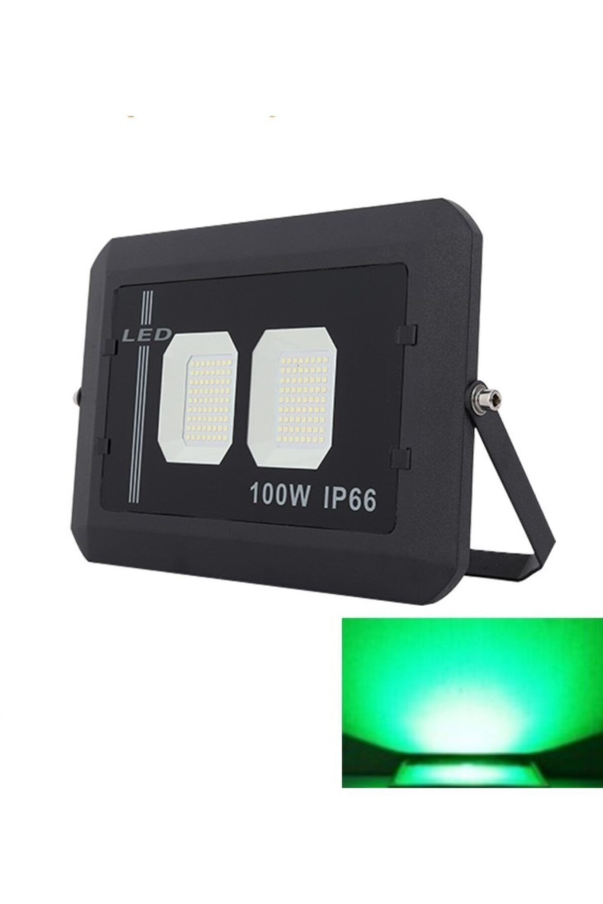 qenos 100 Watt Smd Led Projektör 10500 Lumen Ip 66 - 525 Kelvın – Yeşil Işık 1 Adet