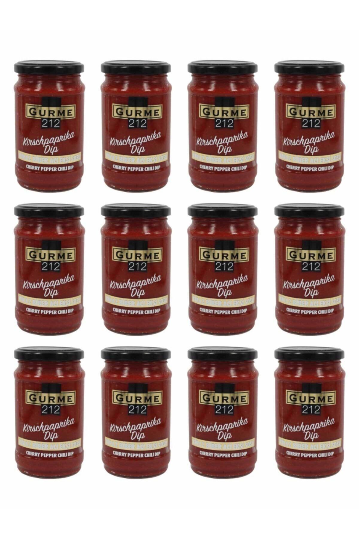 Gurme212 Kiraz Biber Sosu (acı Ekşi), Meze (12 Adet X 320cc)