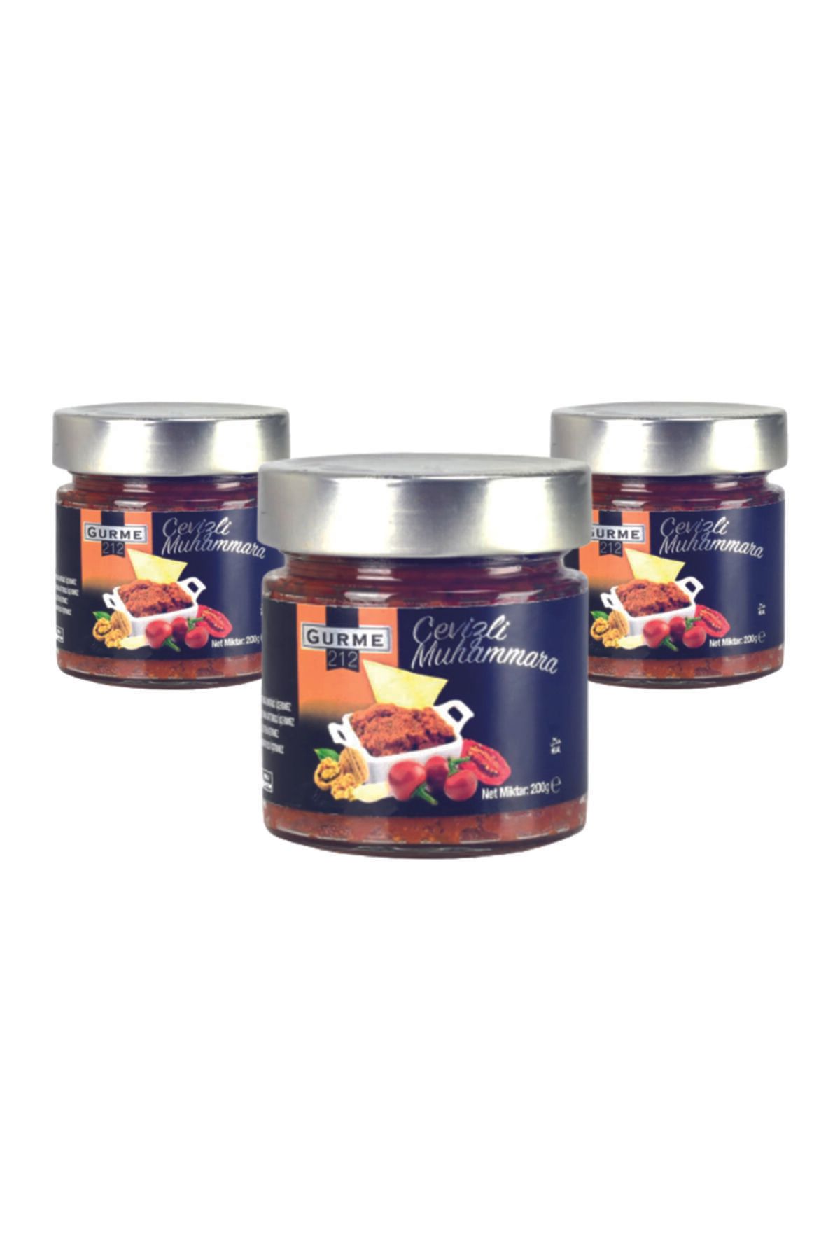 Gurme212 Cevizli Acı Dip Sos (3 Adet X 255cc)