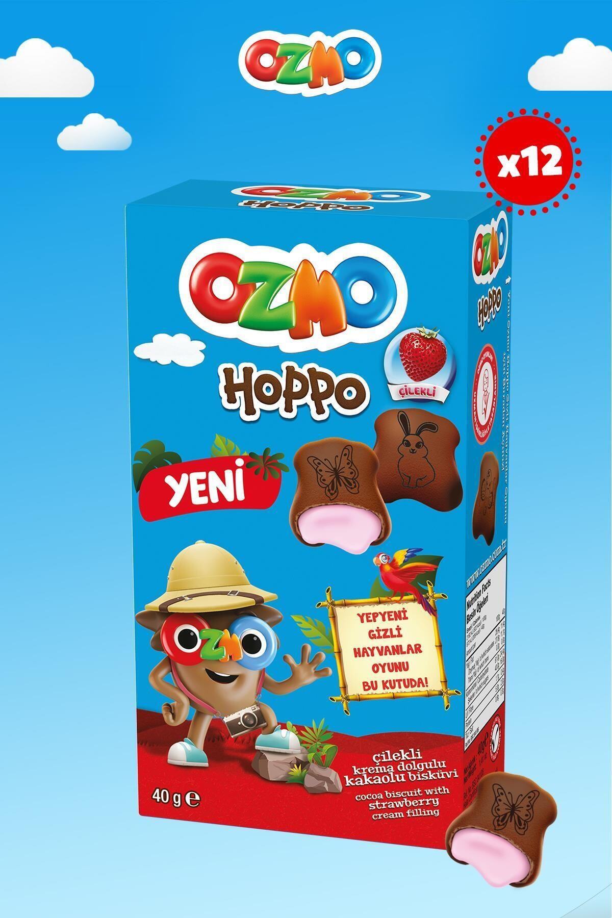 Ozmo Hoppo Çilekli 40 Gr X 12 Adet