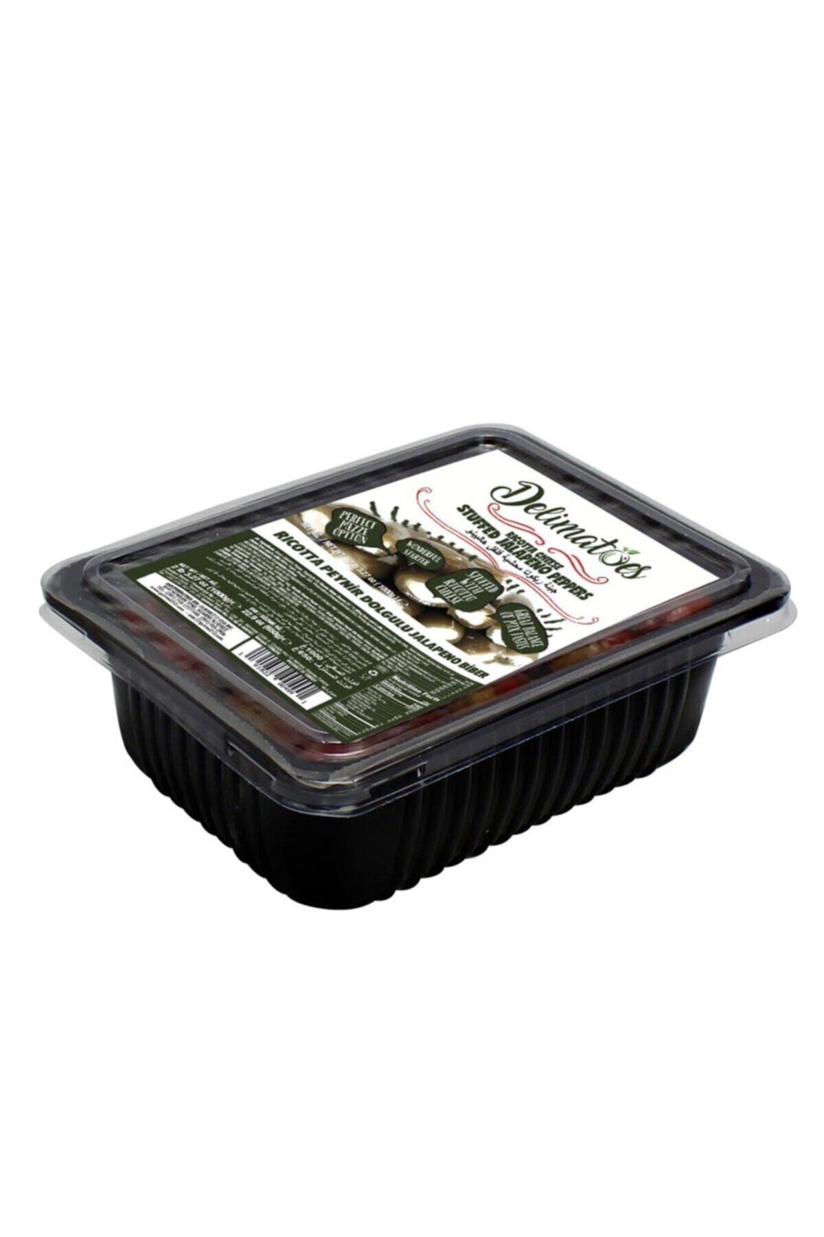 Gurme212 Ricotta Peynir Dolgulu Yeşil Jalopen Biber (3 Adet X 1000gr)