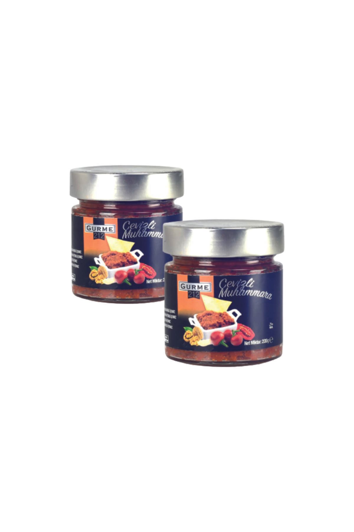 Gurme212 Acı Ezme (cevizli) Hazır Meze (2 Adet X 255cc)