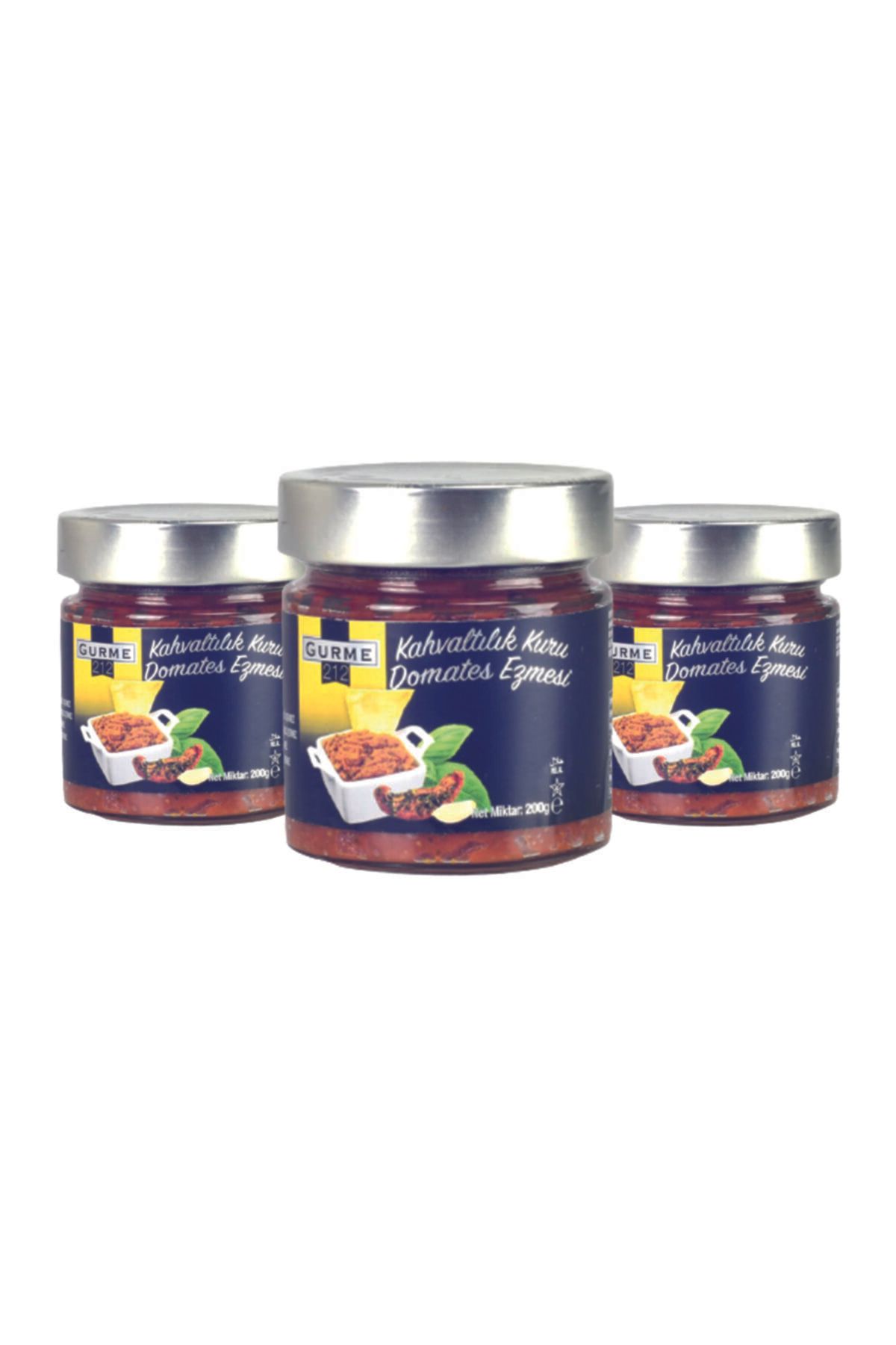 Gurme212 Ezme (kuru Domatesli), Hazır Meze (3 Adet X 255cc)