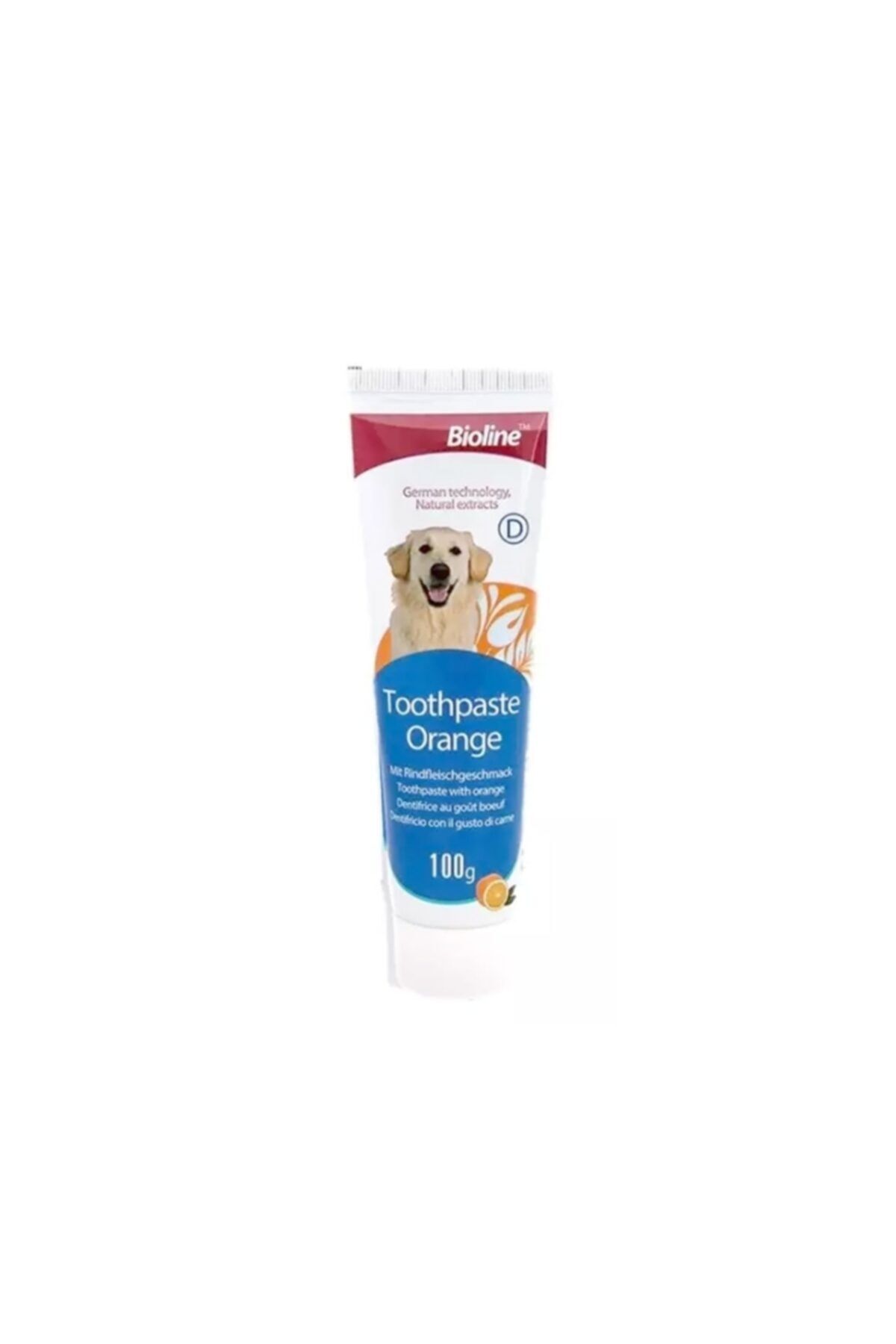 Bioline Portakal Aromalı Köpek Diş Macunu 100 Gr