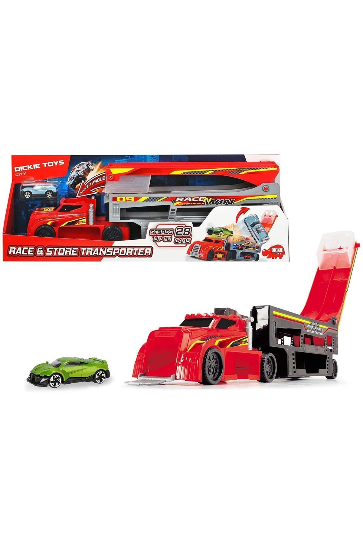 Simbat Oyuncak 203747003 Dickie Toys Yarış ve Mağaza Taşıyıcı Aracı