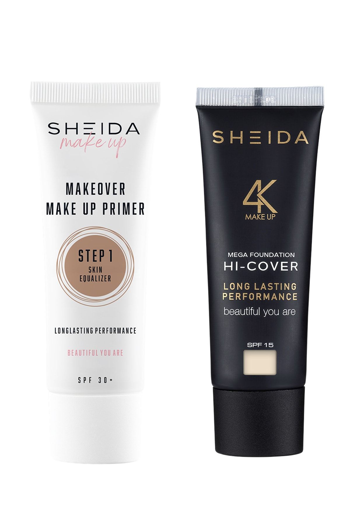 Sheida Makeover-make Up Primer Spf 30+4k Mega Foundation No:50 2li Set