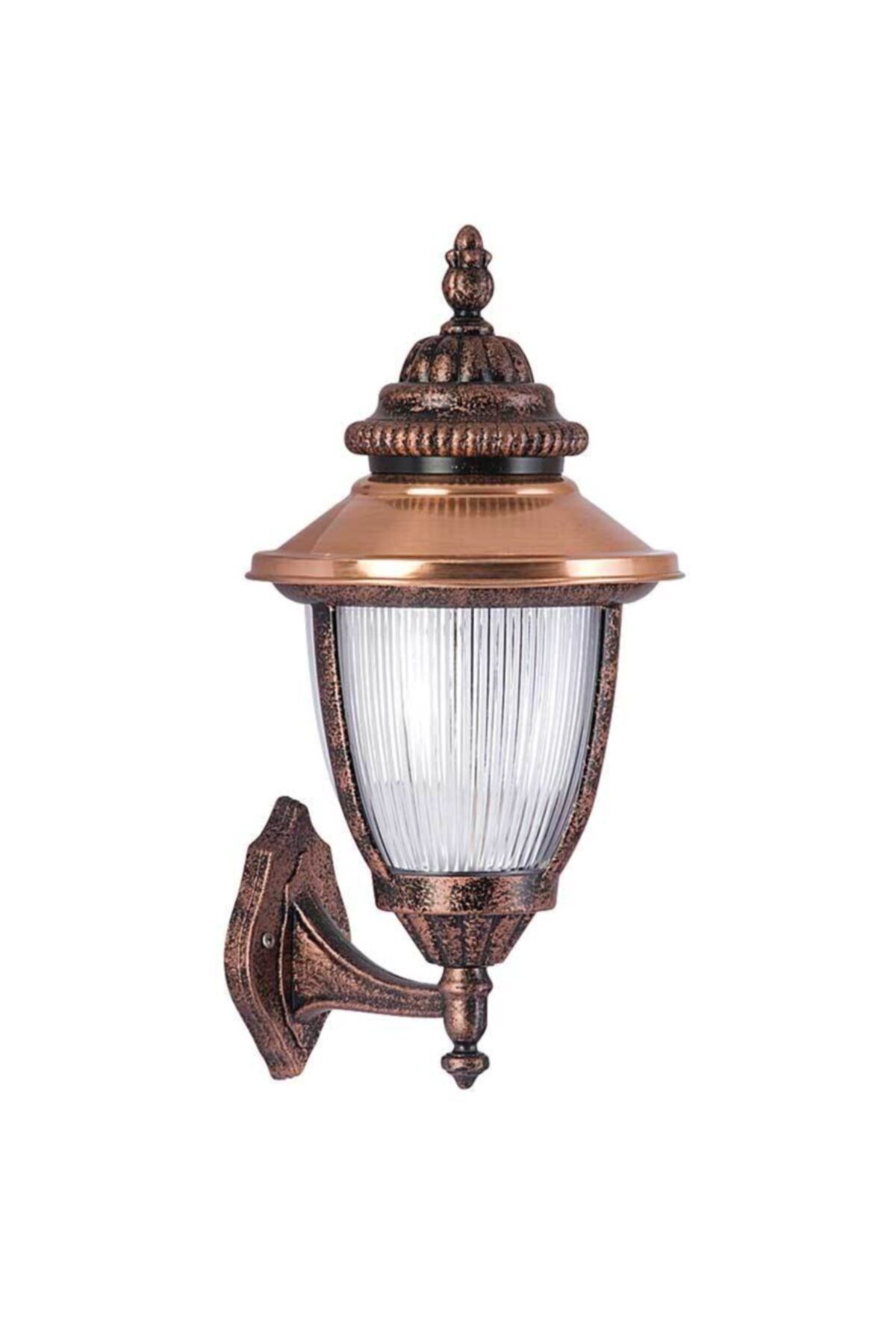 Crystal Palace Bahçe Dış Mekan Aydınlatma 1. Kalite Alüminyum Eskitme Bakır Rengi Bronz Aplik Balkon Apliği 50cm