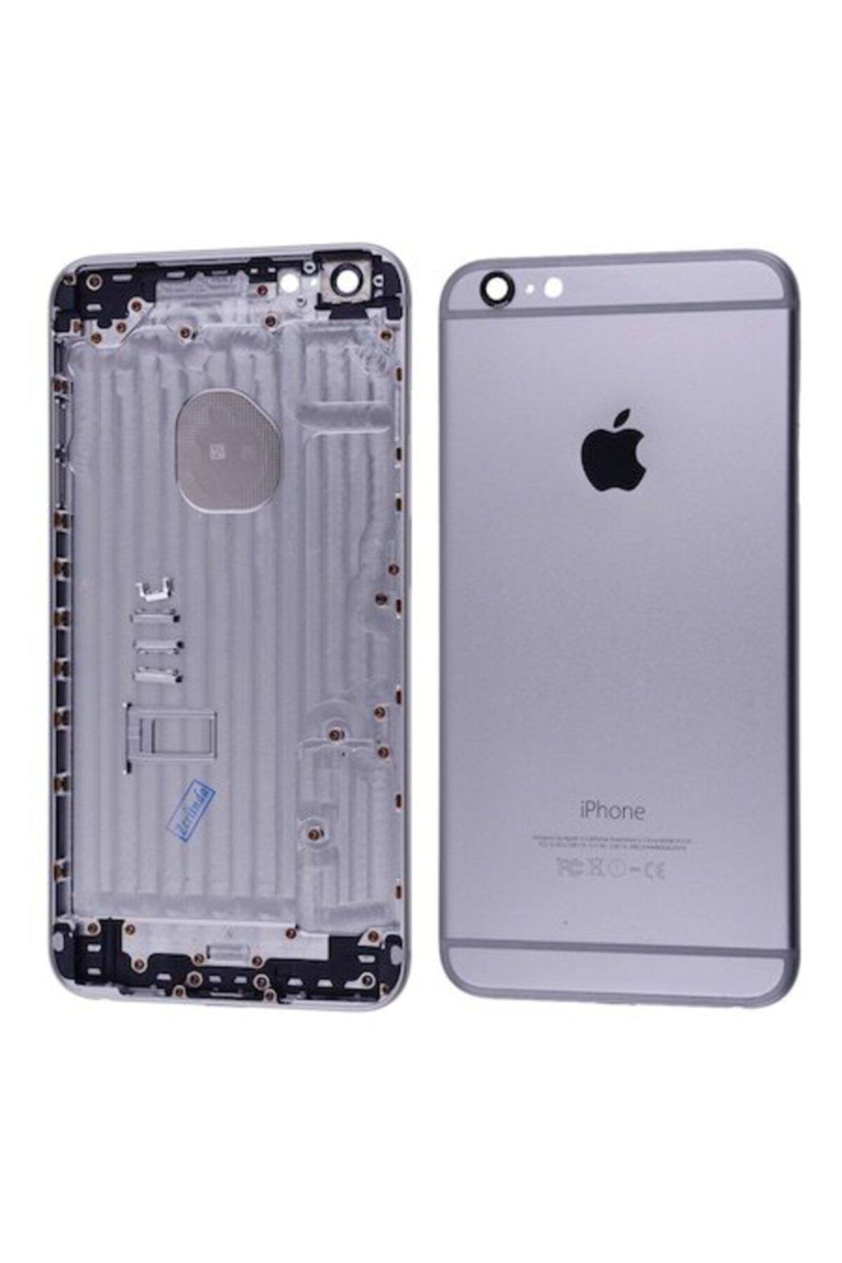 Qudex Iphone 6 Plus Boş Kasa Arka Kapak Servis Orj Gri