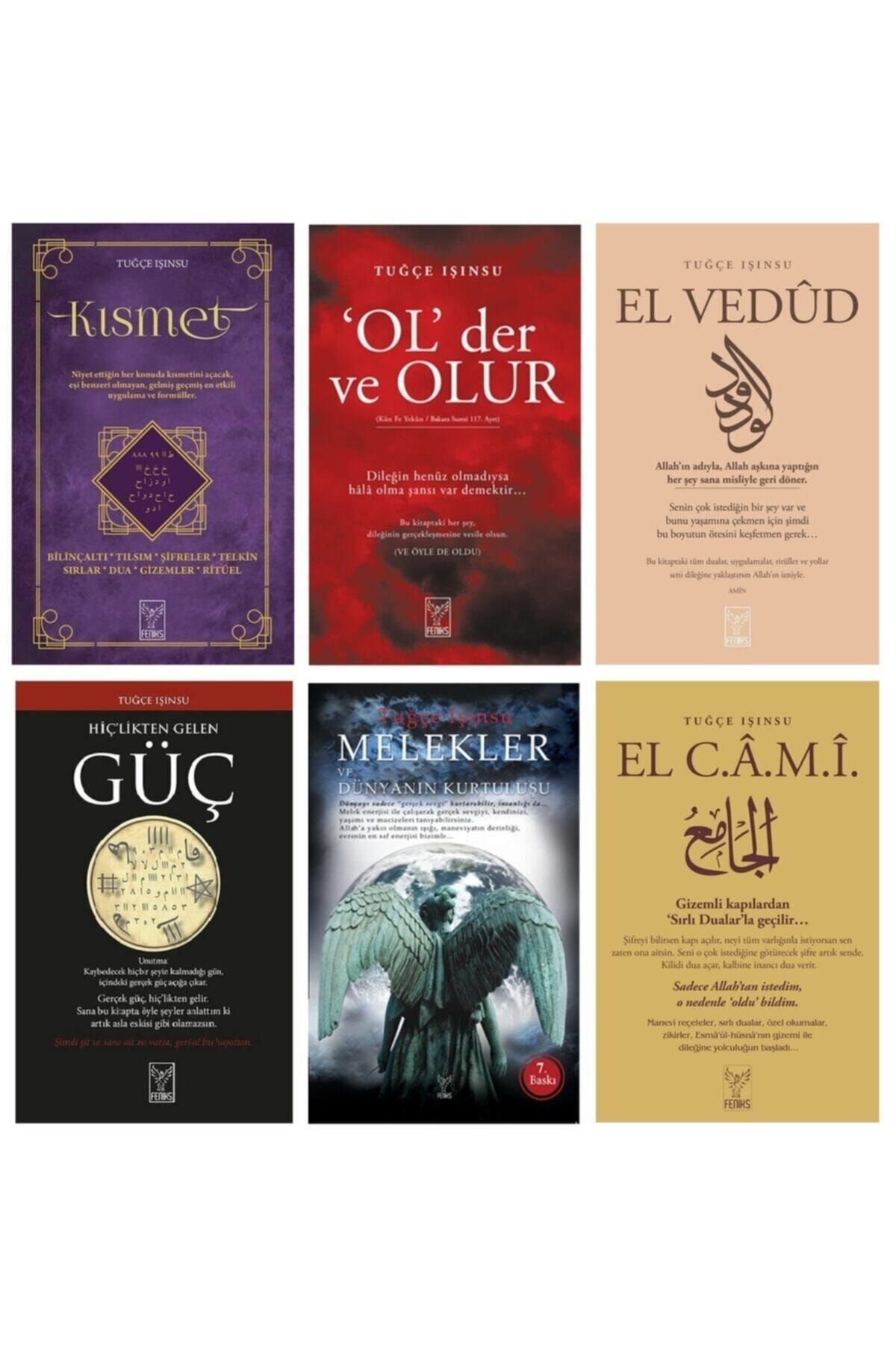 Feniks Yayınları Tuğçe Işınsu Çok Satan 6 Kitabı. #kısmet#ol Der#el Vedud#el Cami#hiç'likten Gelen Güç#melekler..