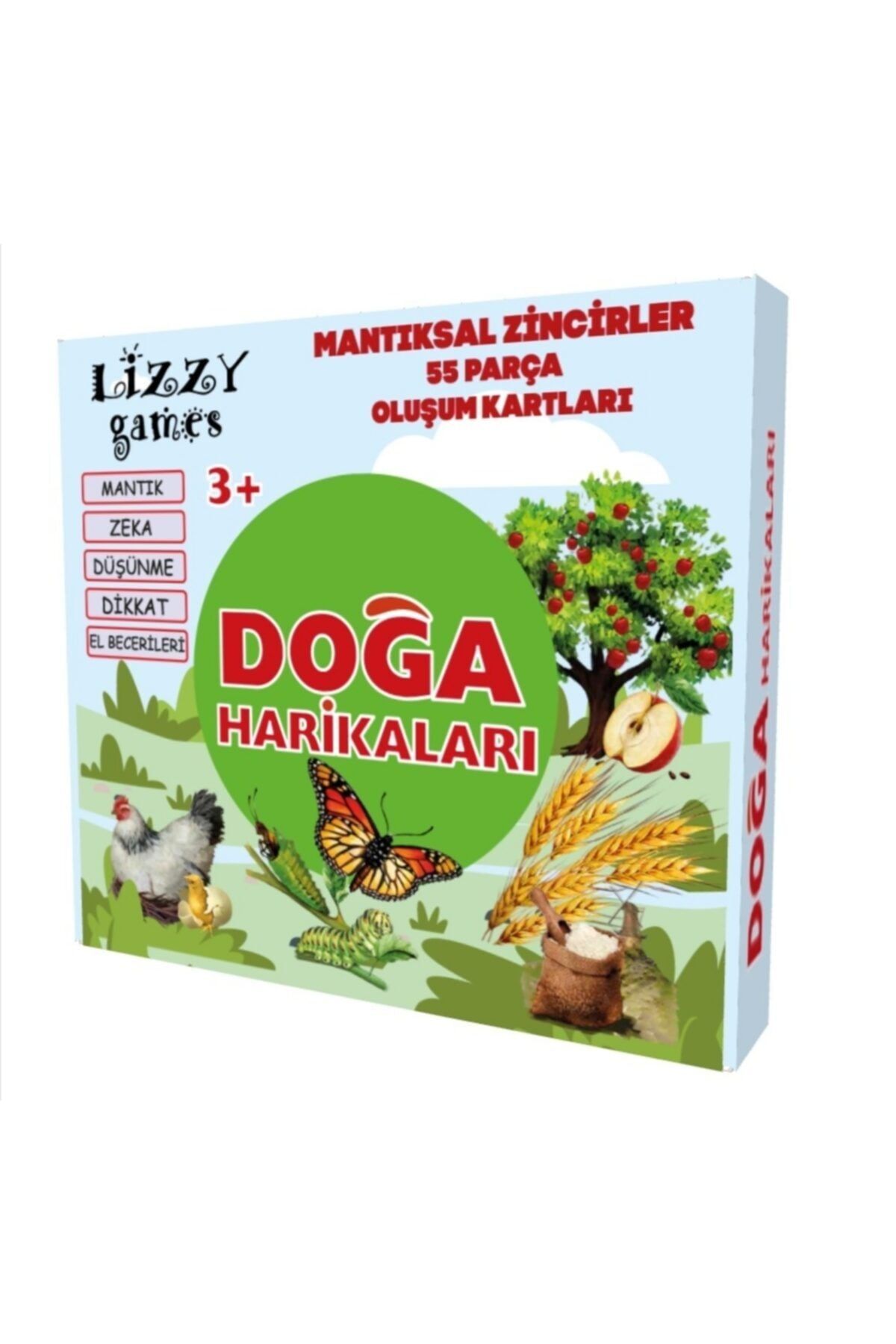 Lizzys Doğa Harikaları Mantıksal Zincirler Oluşum Sıralama Kartları Çocuk Puzzle