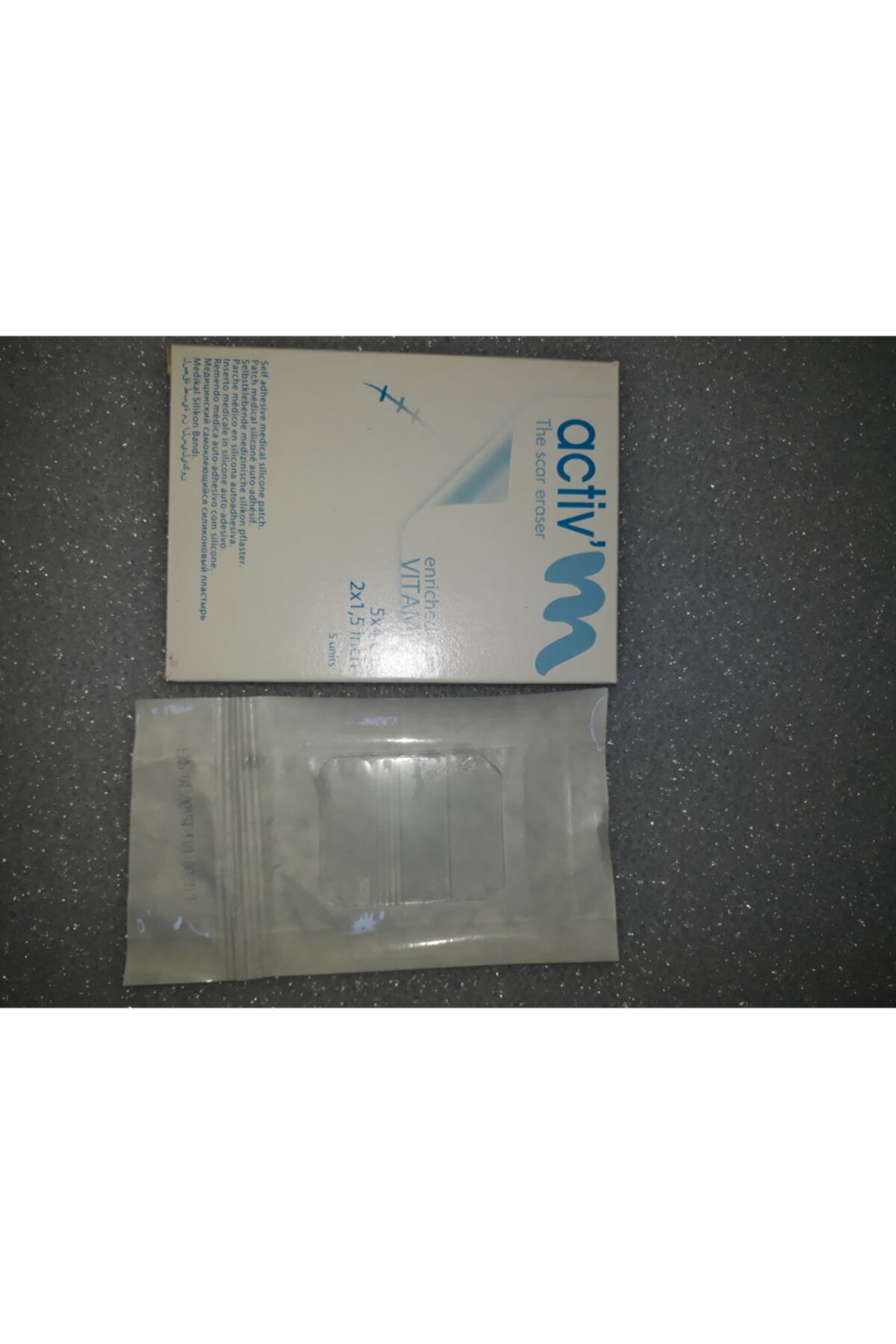 ACTIV'M Yara Izi Giderici Silikon Jel Bant 4cmx5cm (5'li Kutu)