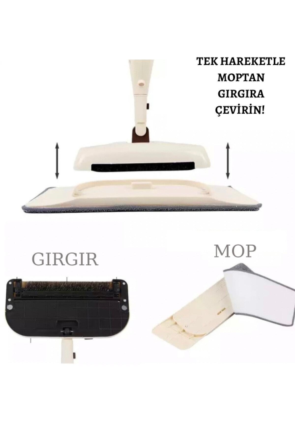 Oliva Nero Çok Fonksiyonlu Hem Gırgır Hem Su Hazneli Birçok Yüzeyde Etkili Pratik Sprey Mop