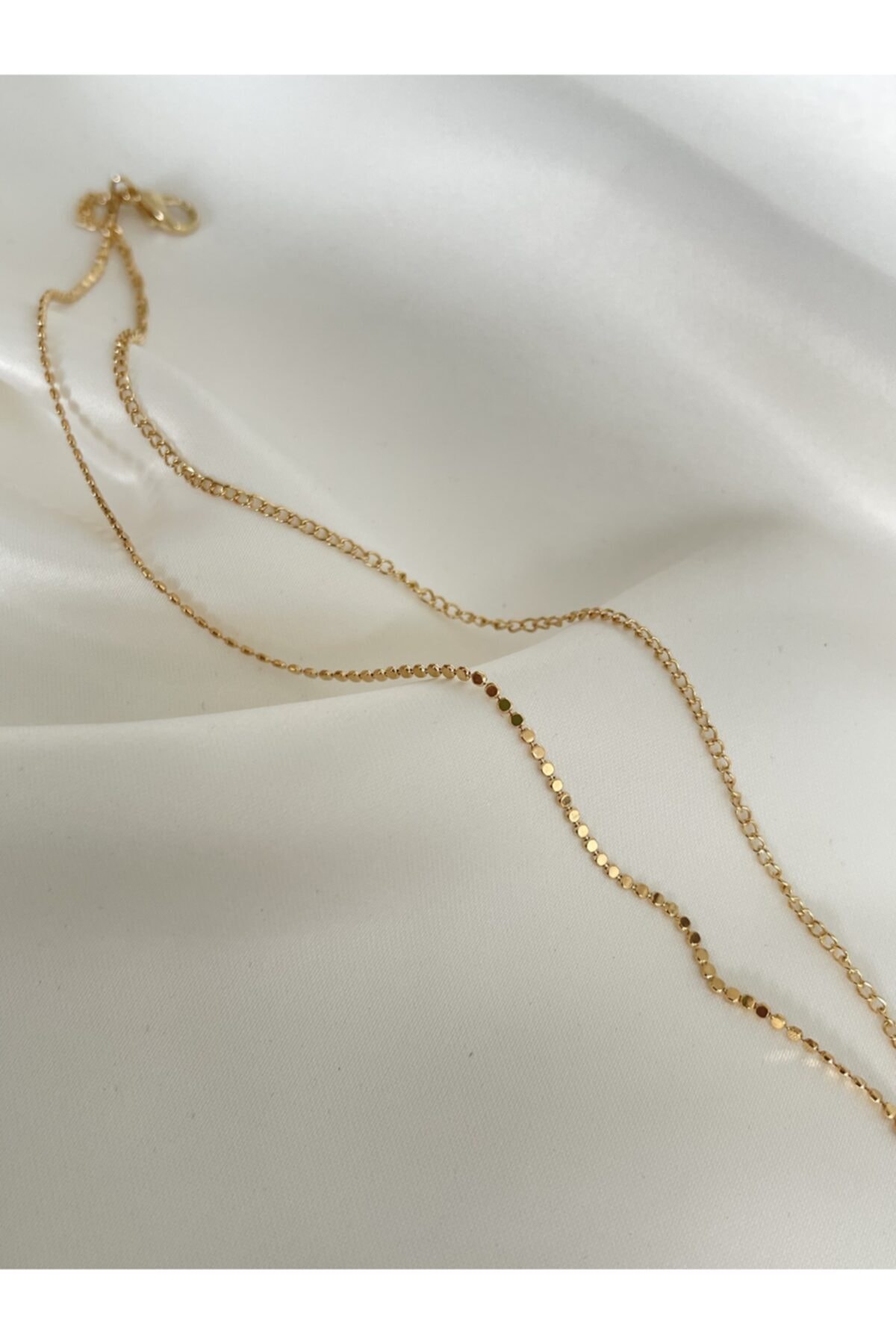 The Y Jewelry Ikili Zincir Halhal