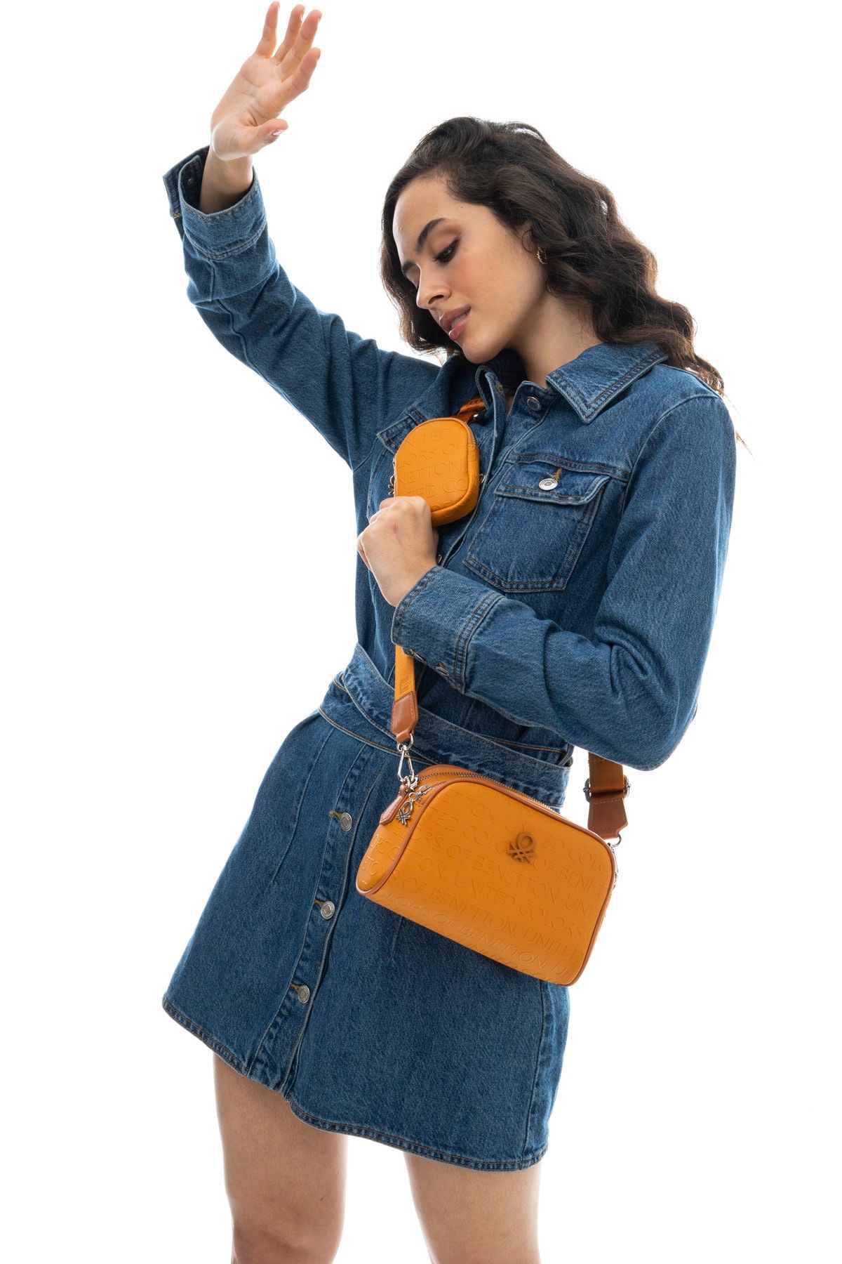 United Colors of Benetton Benetton Kadın Çapraz Çanta Tarçın - Camel Bnt593