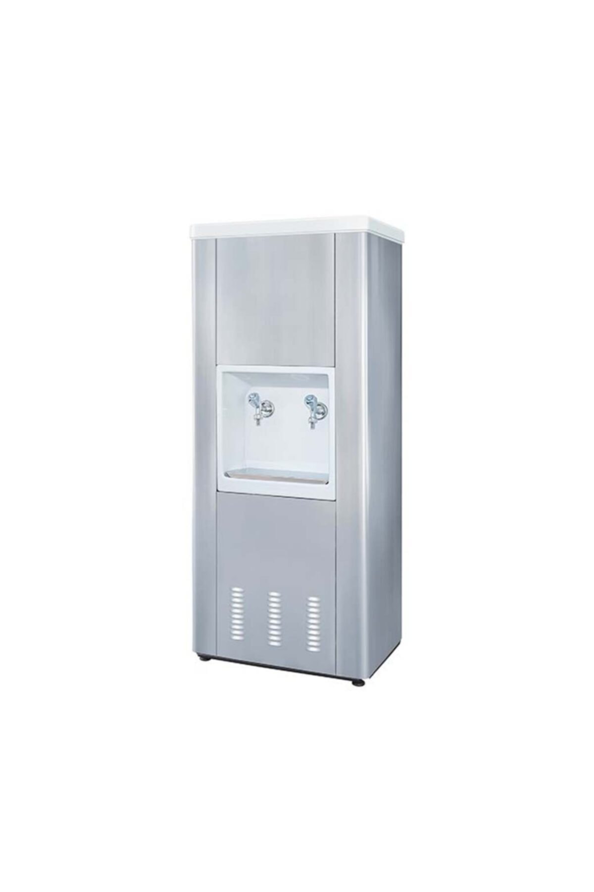 EMSAŞ Su Sebili 80 Litre Soğutmalı İç Dış 304 Krom