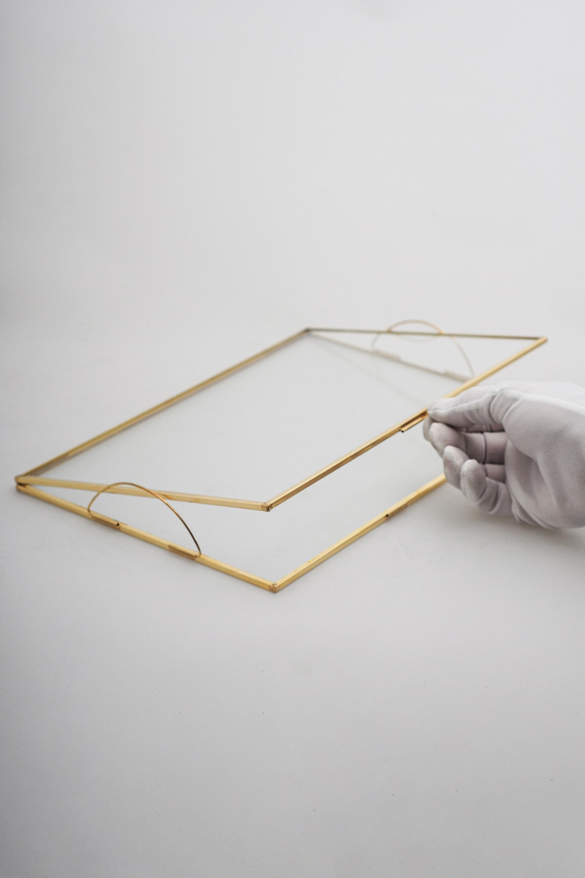 El Crea Designs Söz Nişan Sofra Mutfak Servis Yüzük Sunum Tepsisi Damat Kahvesi Organizasyon Ham Pirinç Gold 25x15cm