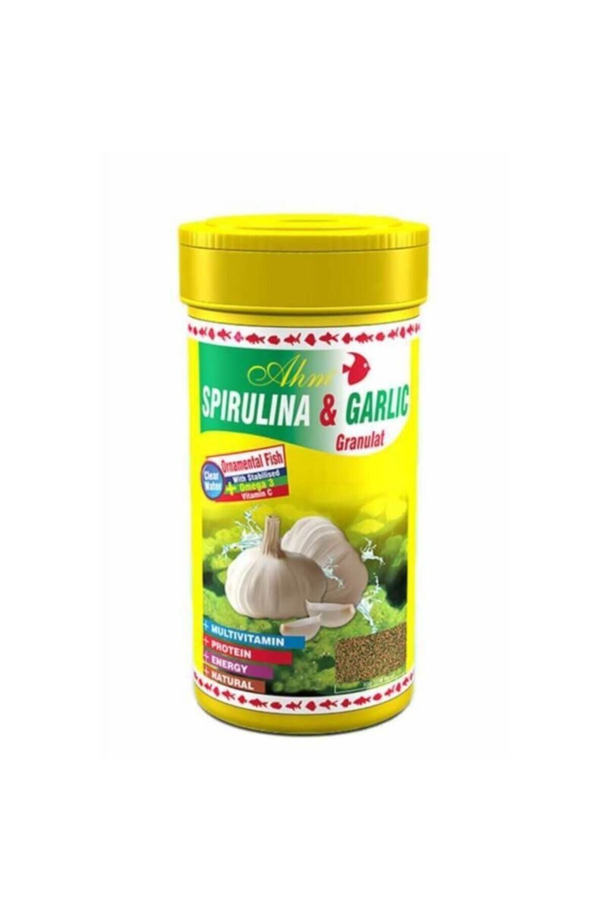 Ahm Spirulina Ve Garlic Sarımsaklı Balık Yemi 250ml
