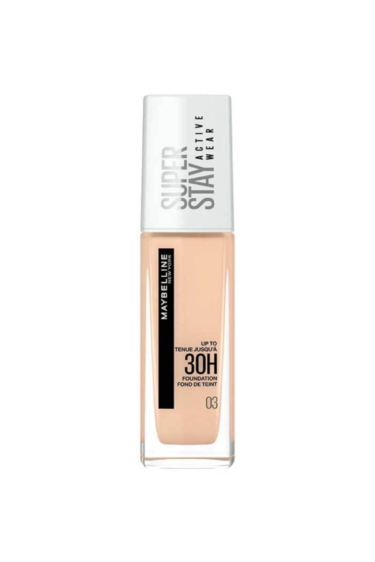 Maybelline New York Super Stay Active Wear Fondöten 03 True Ivory