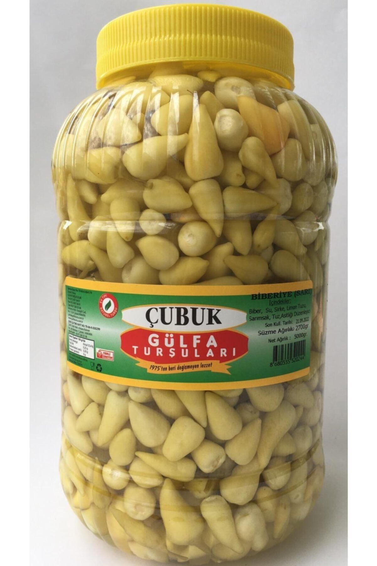 Gülfa Sarı Biberiye Turşusu 5kg