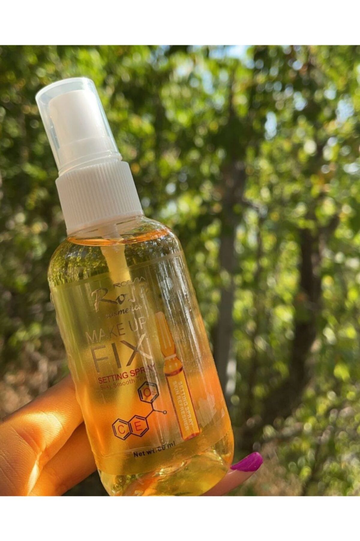 AİLY COSMETİCS Fix Makyaj Sabitleyici Sprey & Make Up Fıx Settıng Spray 60 Ml
