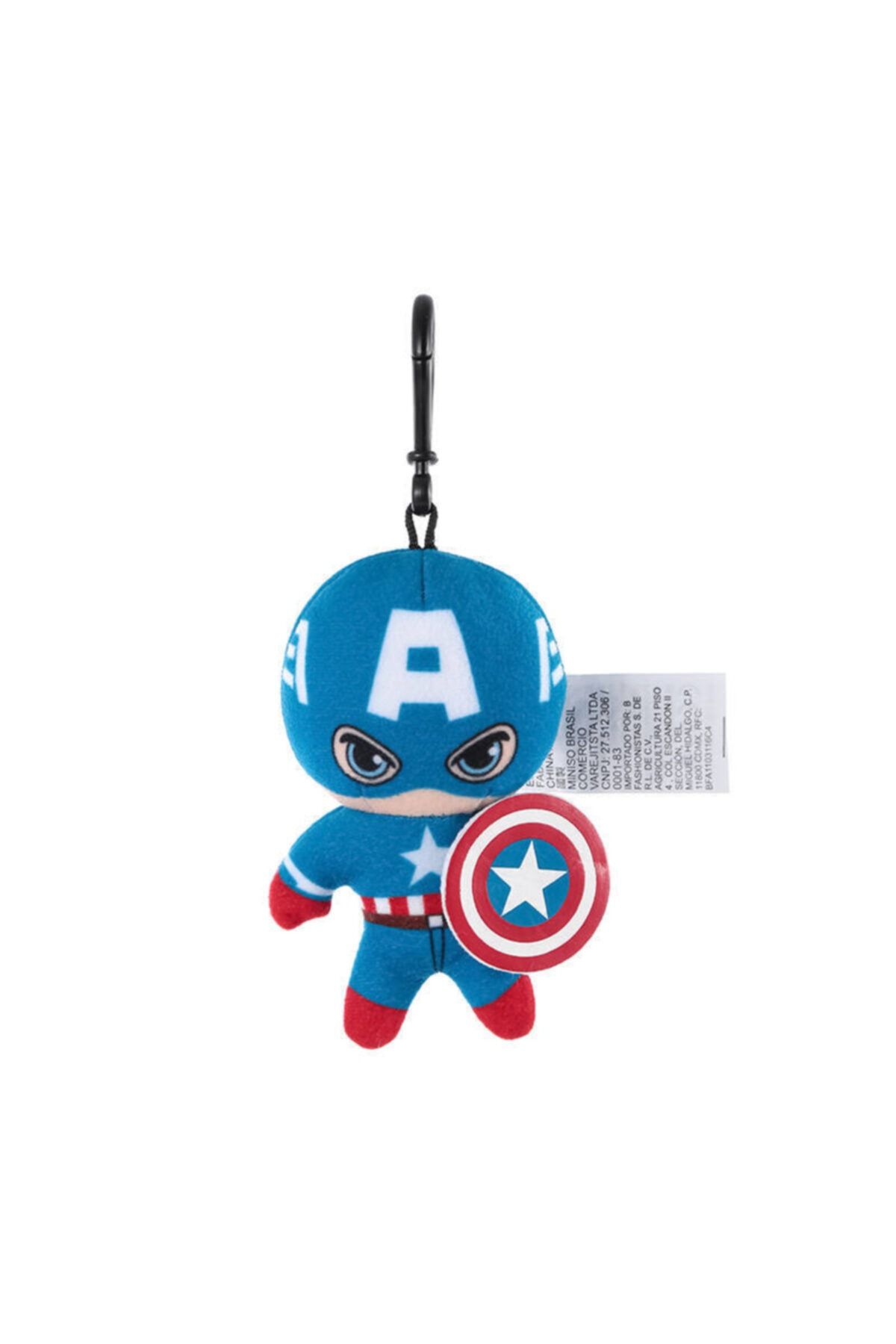 Miniso Mınıso Marvel Peluş Kolye Ucu, Kaptan Amerika