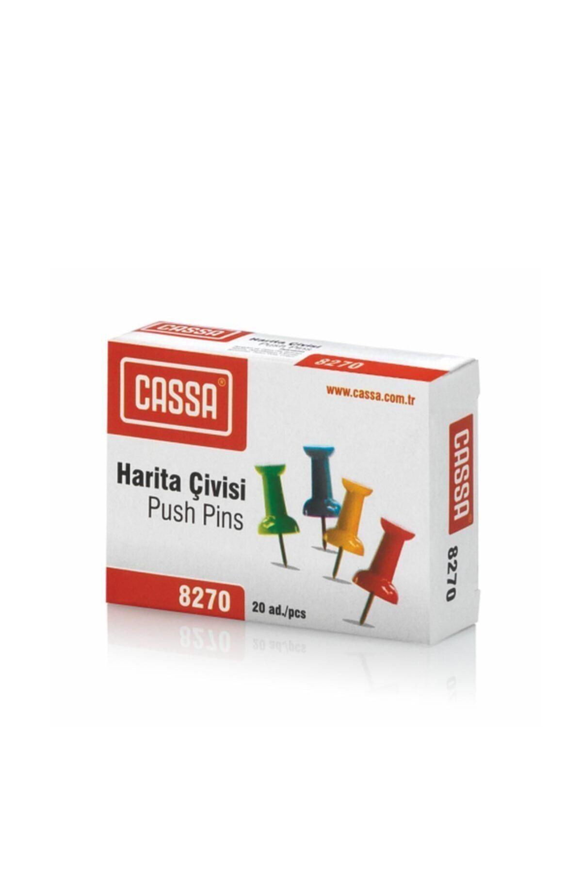 Cassa 8270 Harita Çivisi Renkli