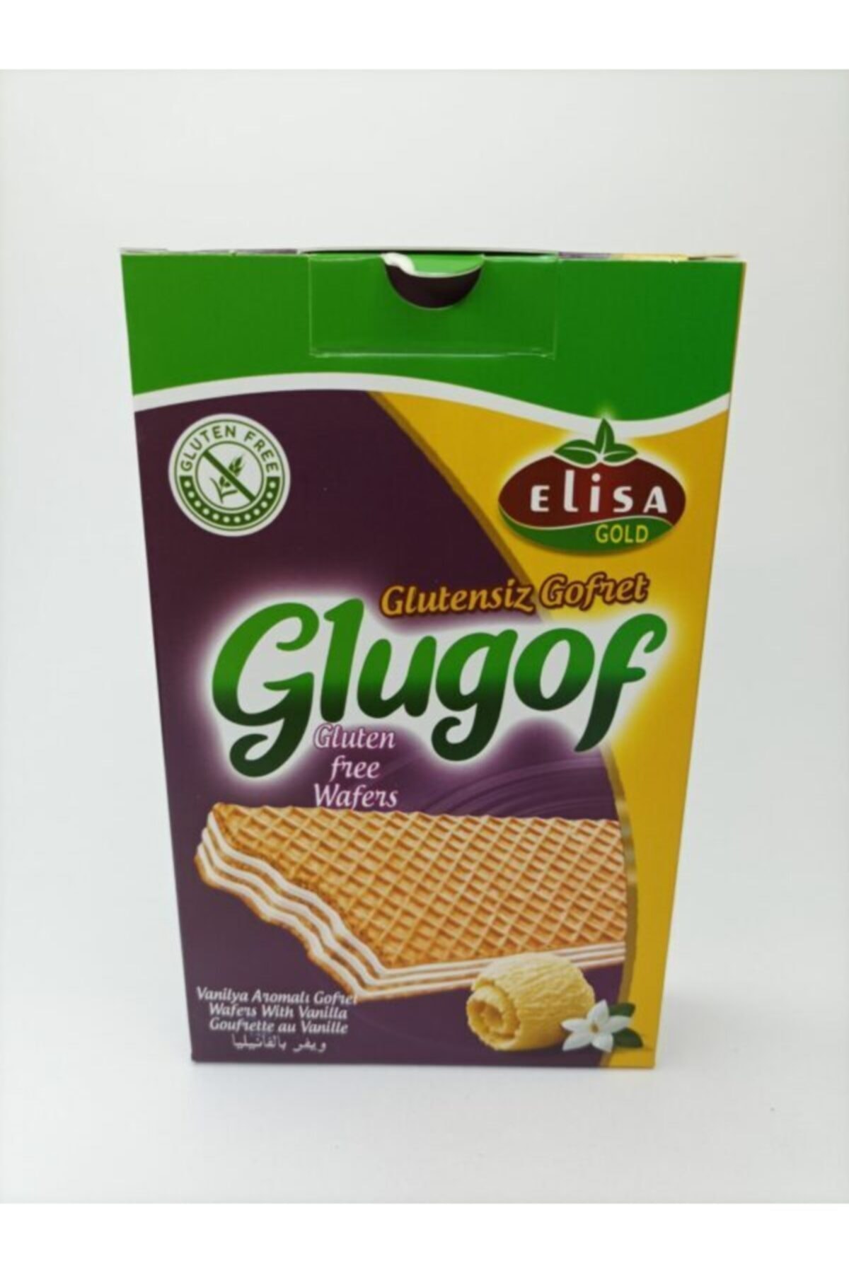 elisa gold Glugof Vanilya Aromalı Gofret 125 Gr
