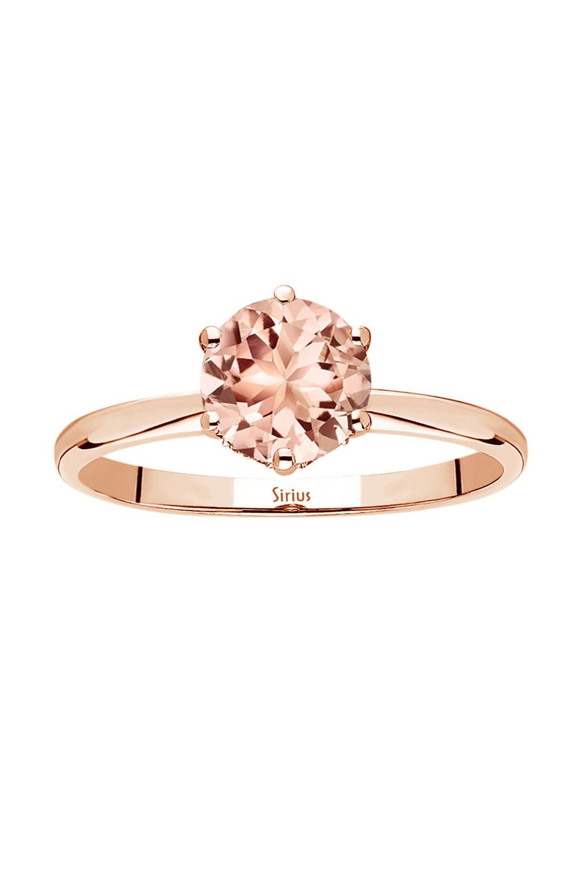 Sirius Pırlanta Pırlanta Ve Morganite Taşlı Malaga Yüzük