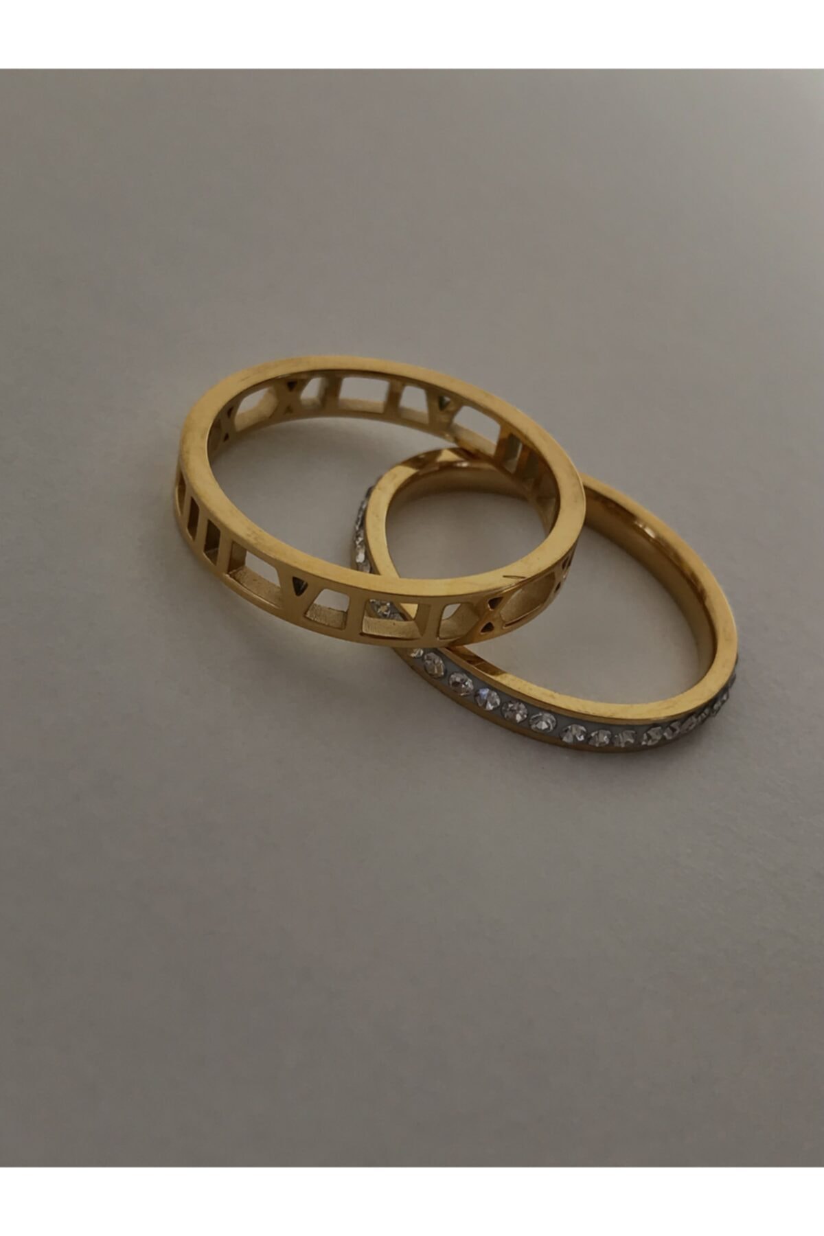 Opia JEWELRY - Roma Rakamlı & Su Yolu Ikili Yüzük