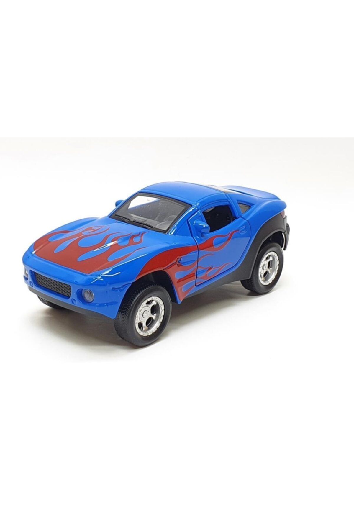 Lisinya Mustang Çek Bırak Spor Araba - Işıklı Model - Fy5148-12d-mavi