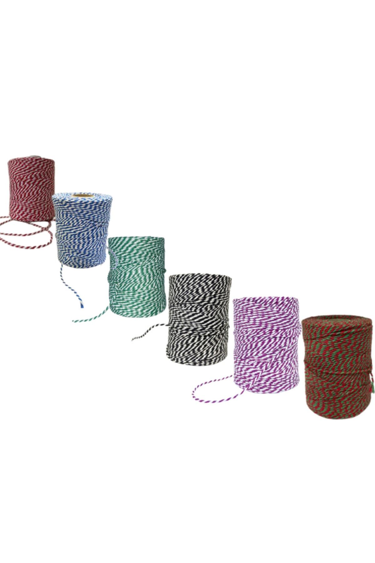 Akduman İplik 6 Renk Hediye Paketleme İpi 200mt