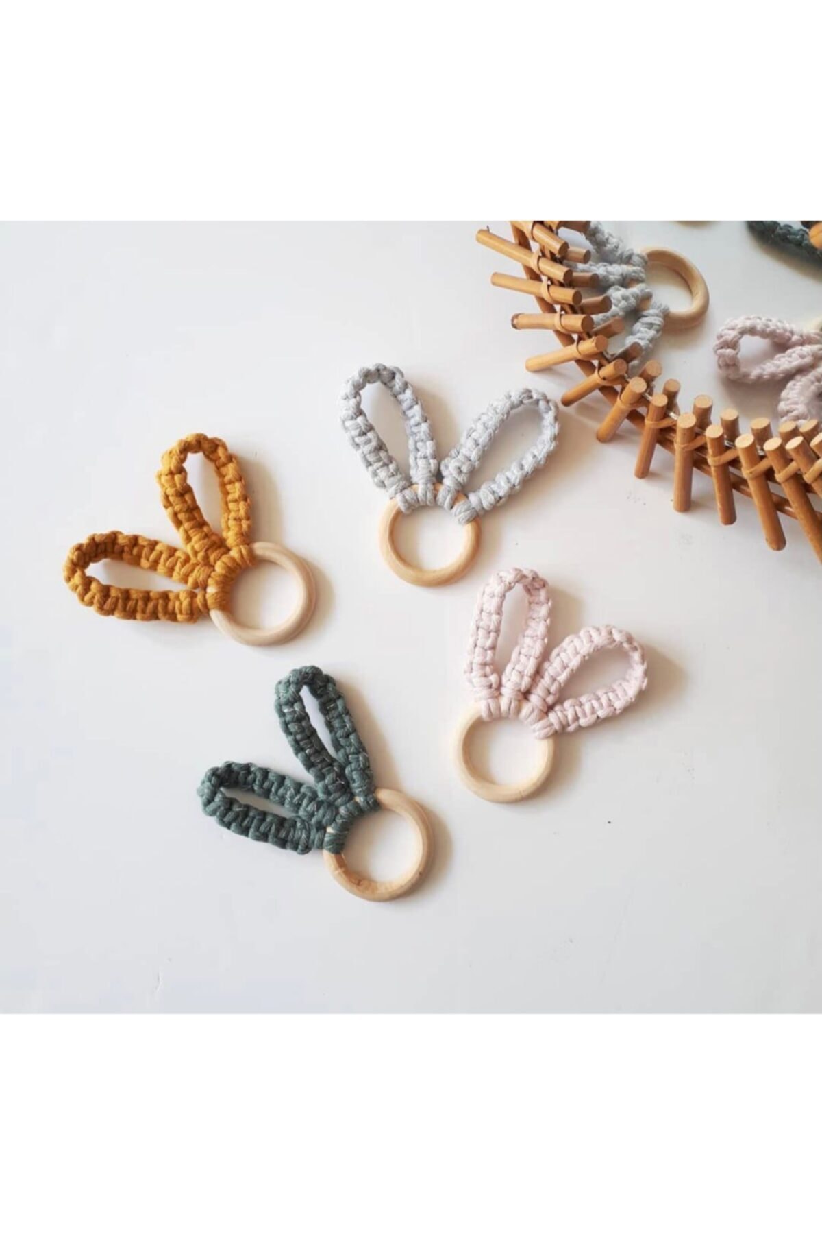 hobittu Makrome Diş Kaşıyıcı/oyucak