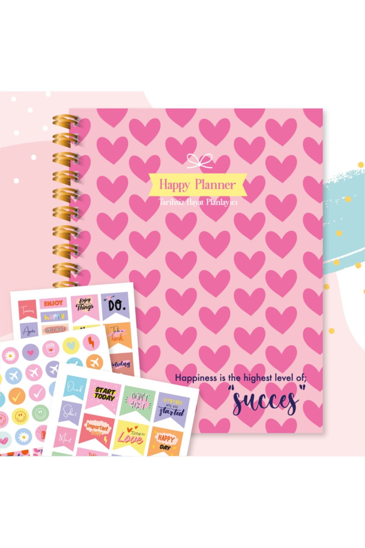 Hepsi Şirin Love Success Planner Tarihsiz Ajanda