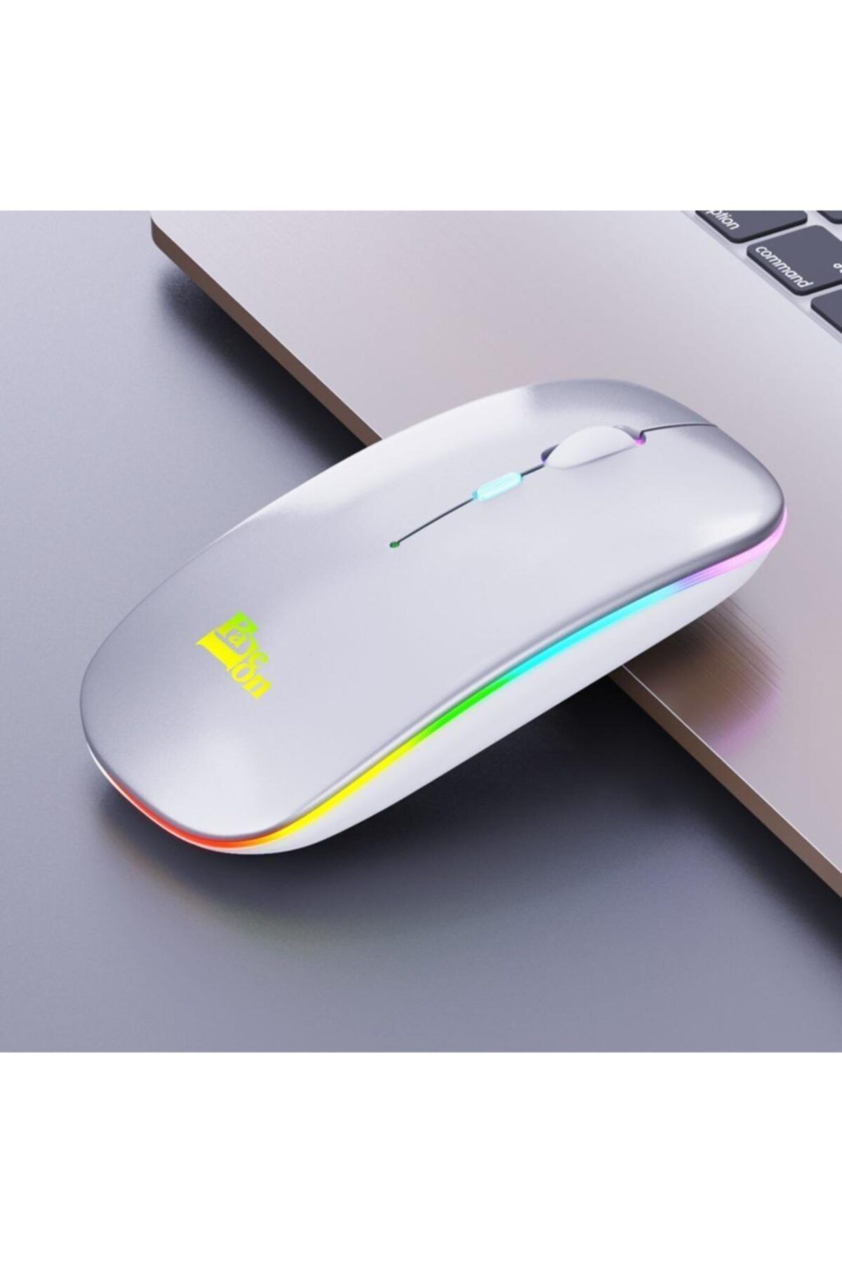 Enshall Şarjlı Kablosuz Mouse Usb 2.4ghz Rgb Ledli 800/1200/1600dpi Şarjlı Kablosuz Mouse