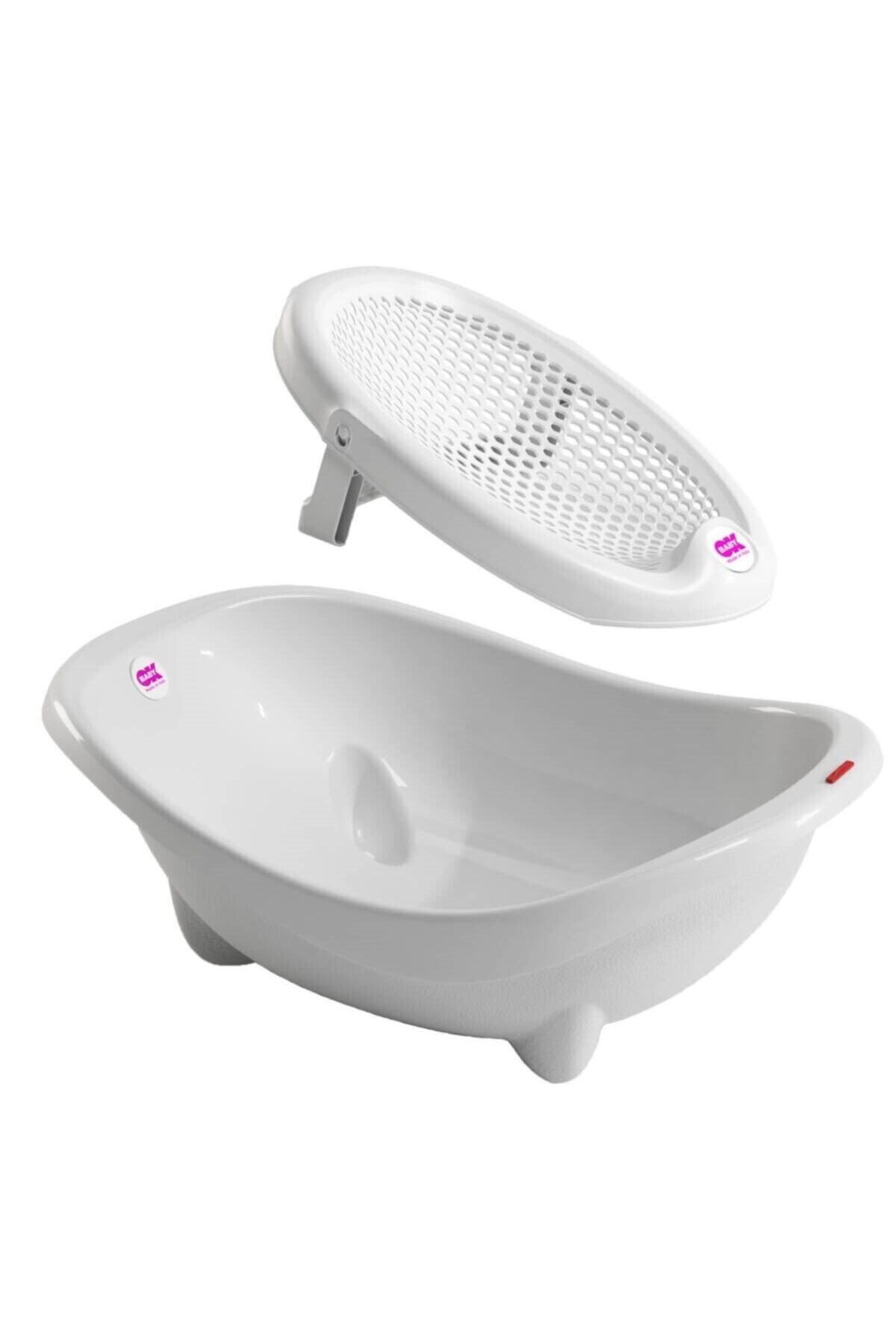 OK Baby Laguna Banyo Küveti & Jelly Küvet Aparatı Beyaz