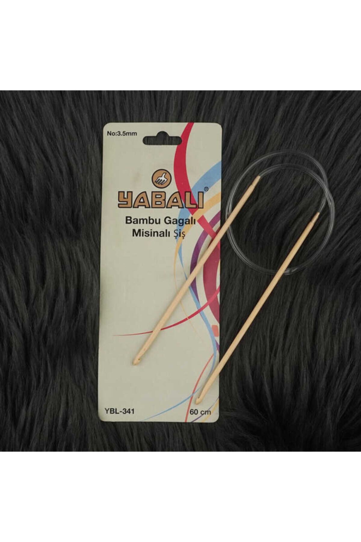 Noname Yabalı Ybl-341 Bambu Gagalı Misinalı Şiş 60cm. Standart 3.50 Mm.
