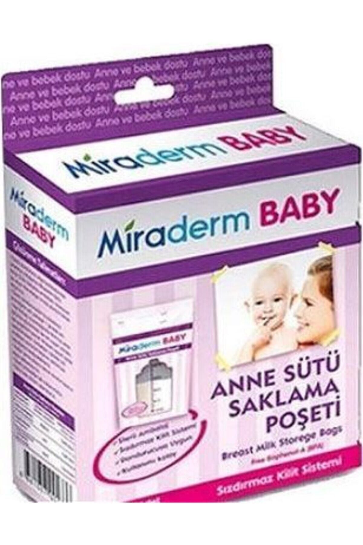 Miraderm Baby Anne Sütü Saklama Poşeti