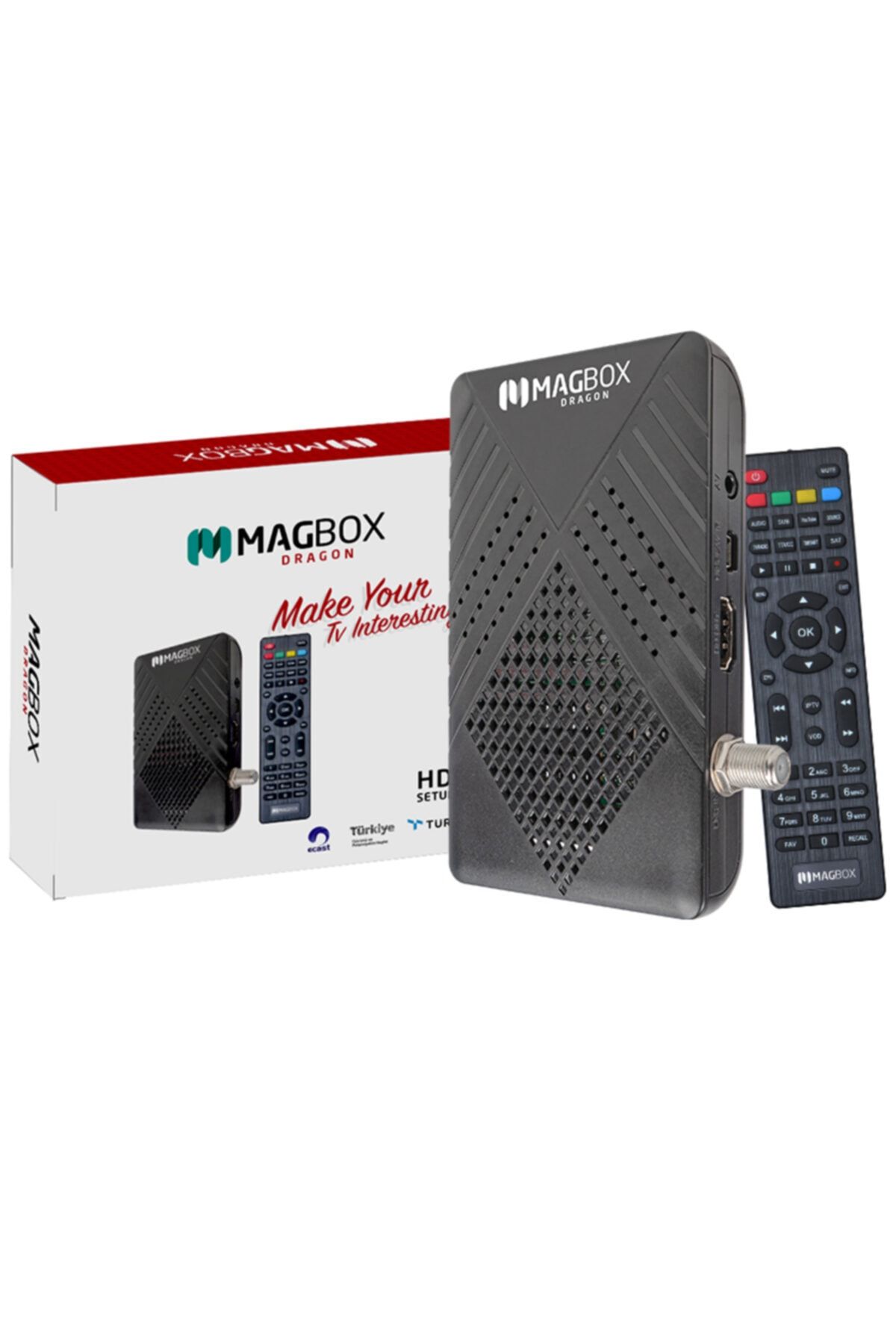 MERSAT Magbox Dragon Full Hd Usb Mini Hd Uydu Alıcısı Tkgs'li