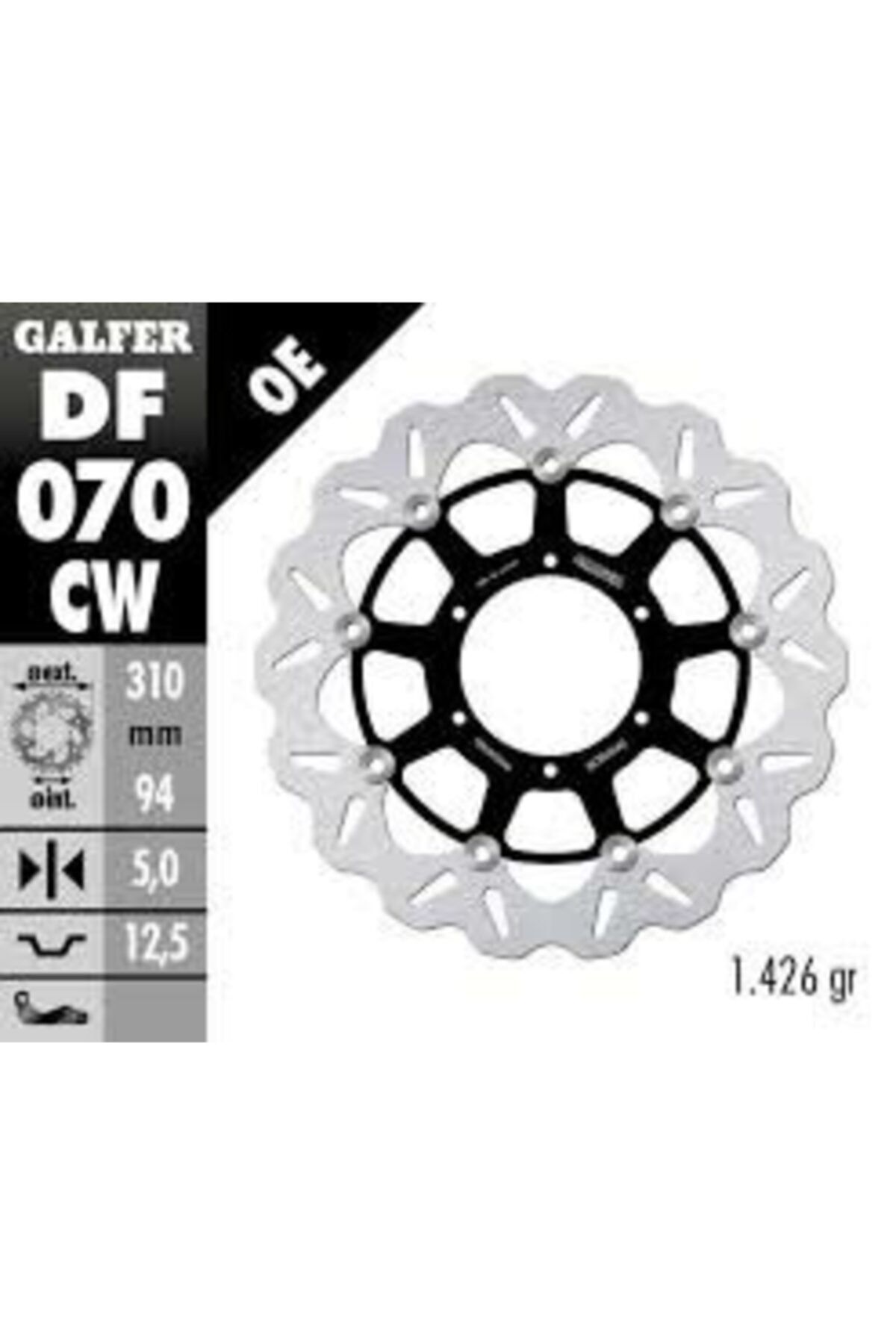 Galfer Honda Crossrunner X 800 15- Galer Df070cw Ön Disk