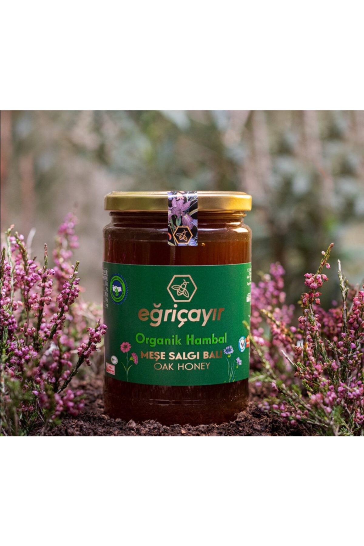 Eğriçayır Organik Meşe Balı 850 Gr