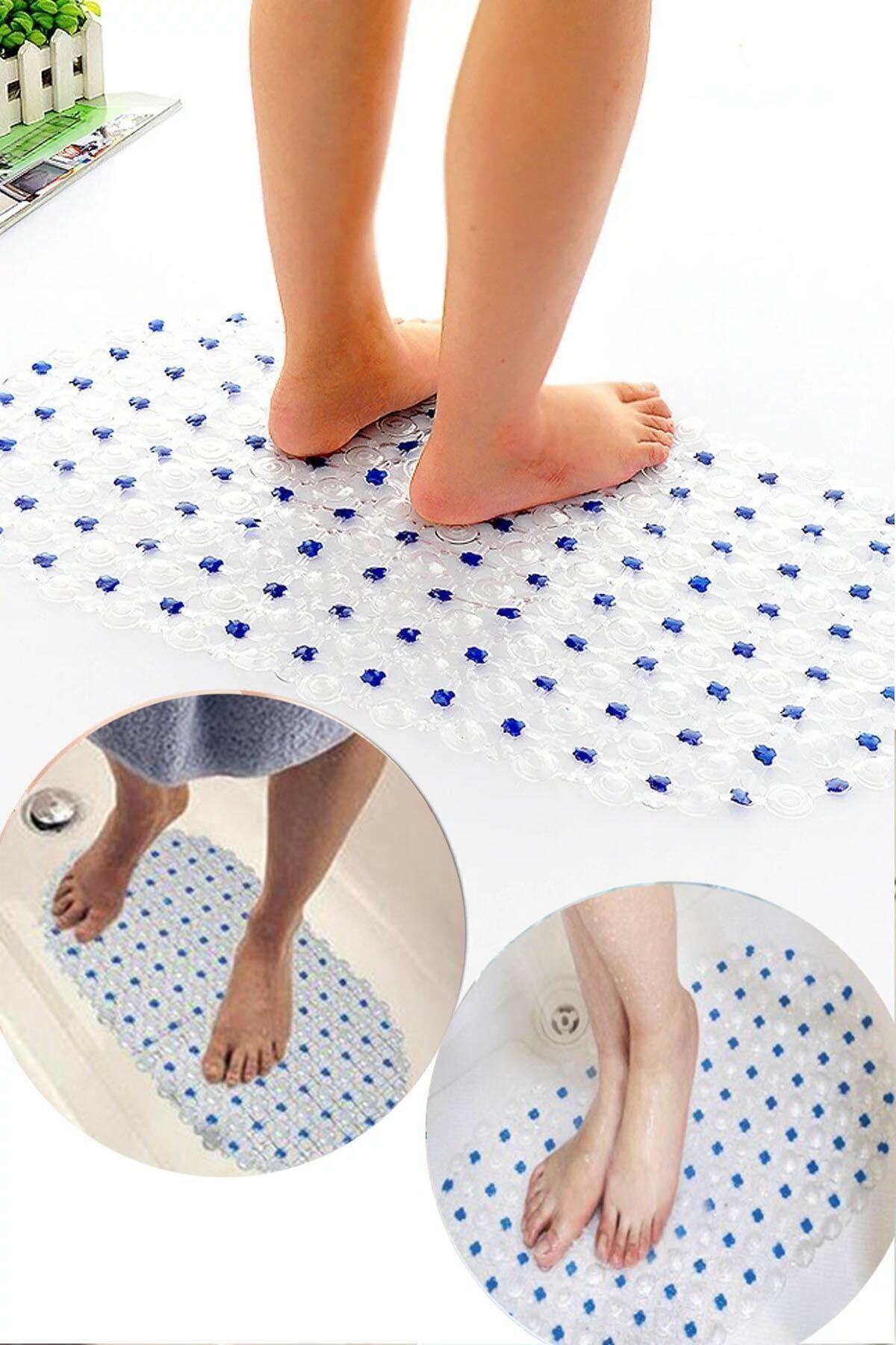 NEWSTORE Banyo Için Kaydırmaz Paspas 60x35 Cm