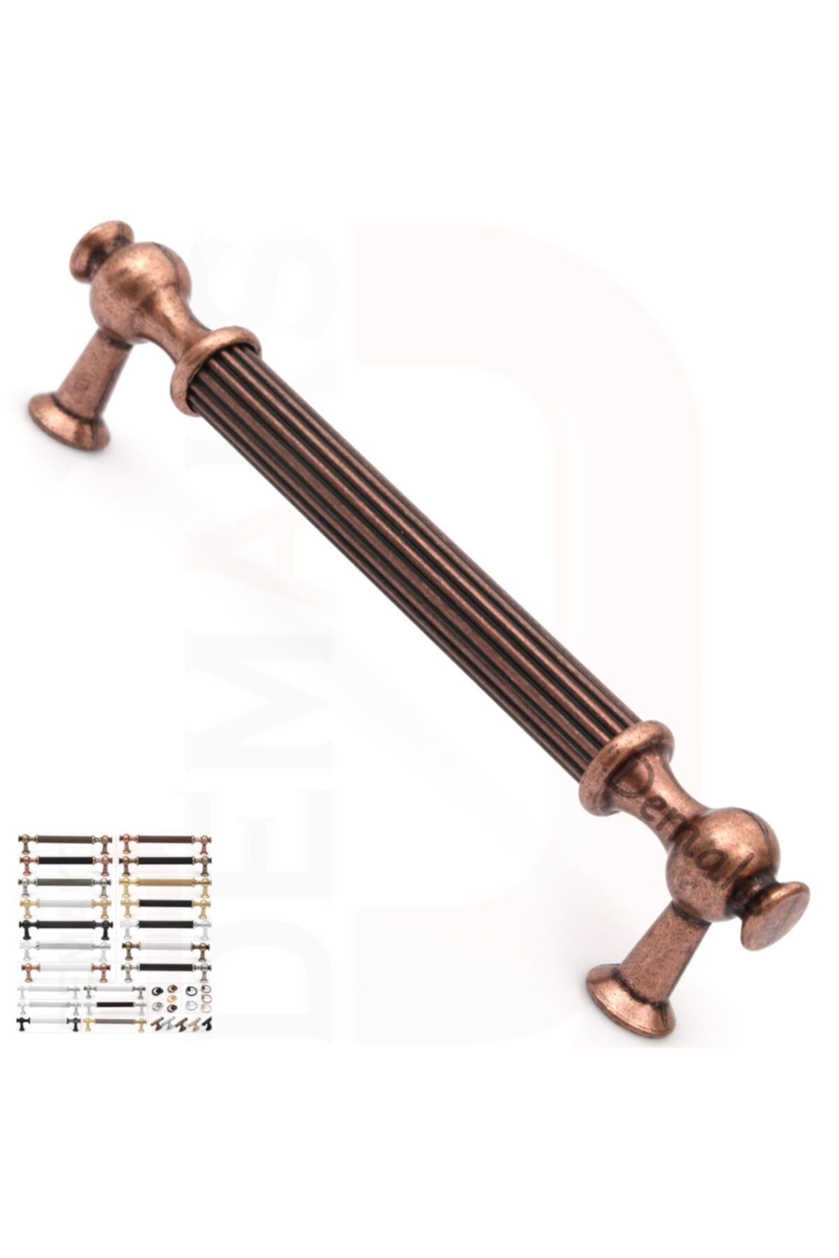 Demaks Alya Antik Bakır 160mm (1adet) Lüks Metal Mobilya Dolap Çekmece Kulpu